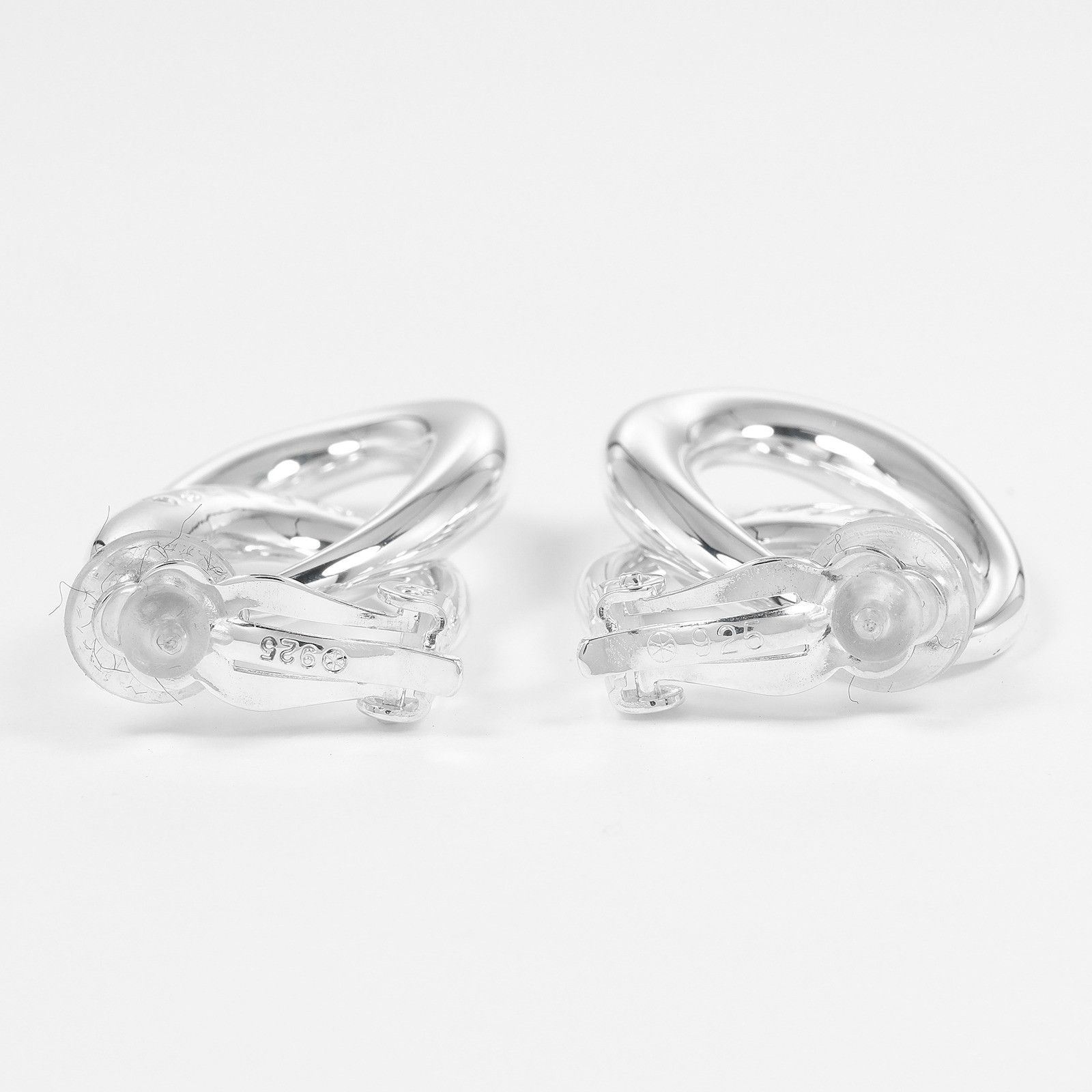 Chanel Chanel Chanel Double Hoop Silver 925 Earrings Metal Earrings DUTY FREE for USA Size ONE SIZE - 5 Thumbnail