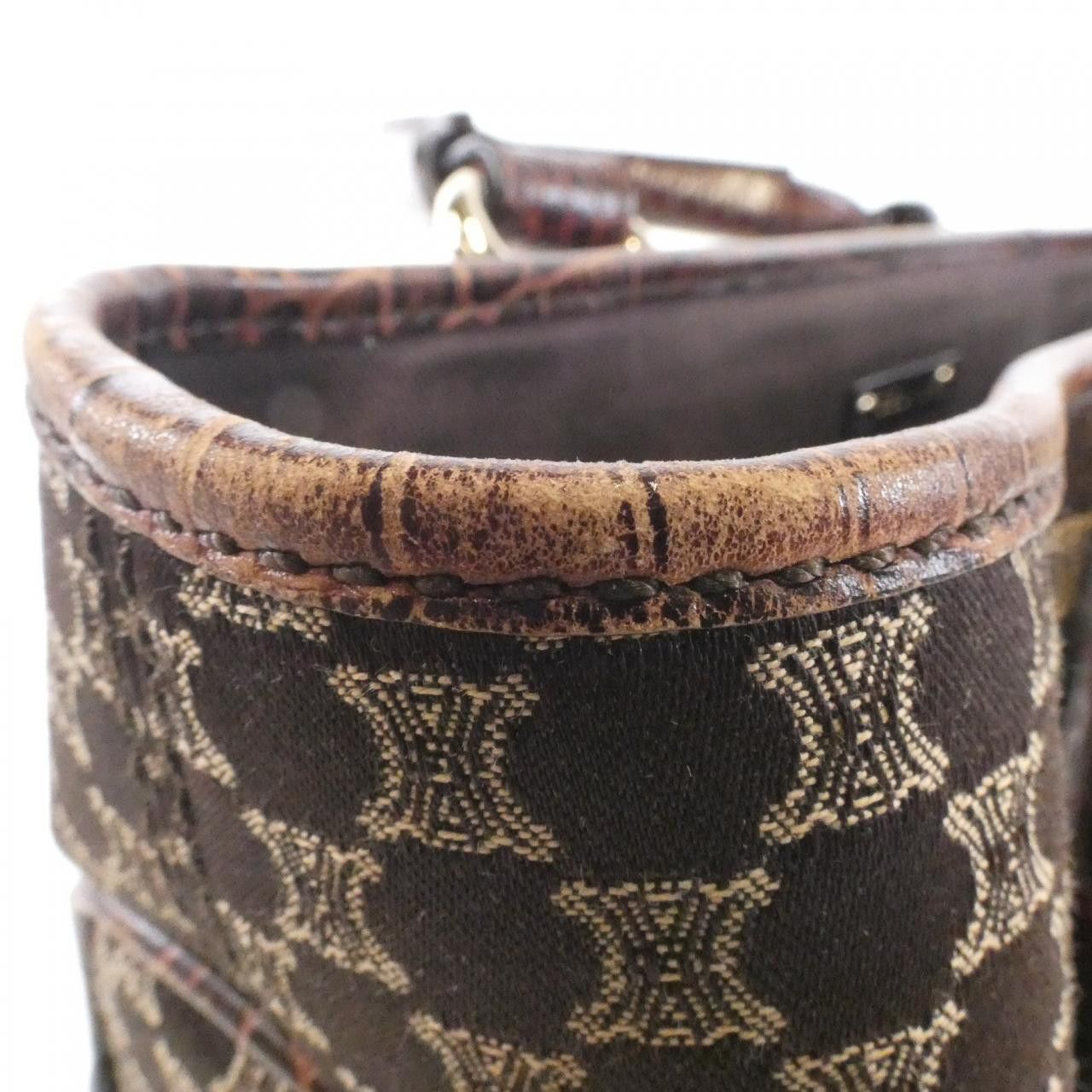 Celine Celine Celine Boogie Canvas Leather Handbag Canvas Handbag DUTY FREE for USA Size ONE SIZE - 4 Thumbnail
