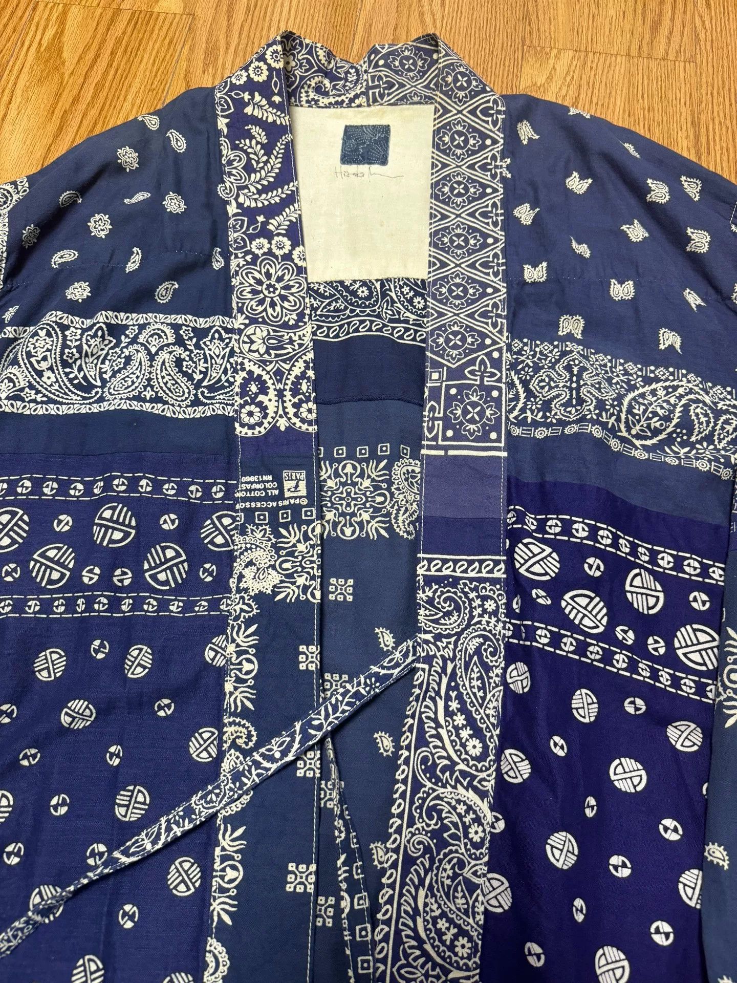 Visvim blue paisley patterned lhamo shirt Size US L / EU 52-54 / 3 - 2 Thumbnail