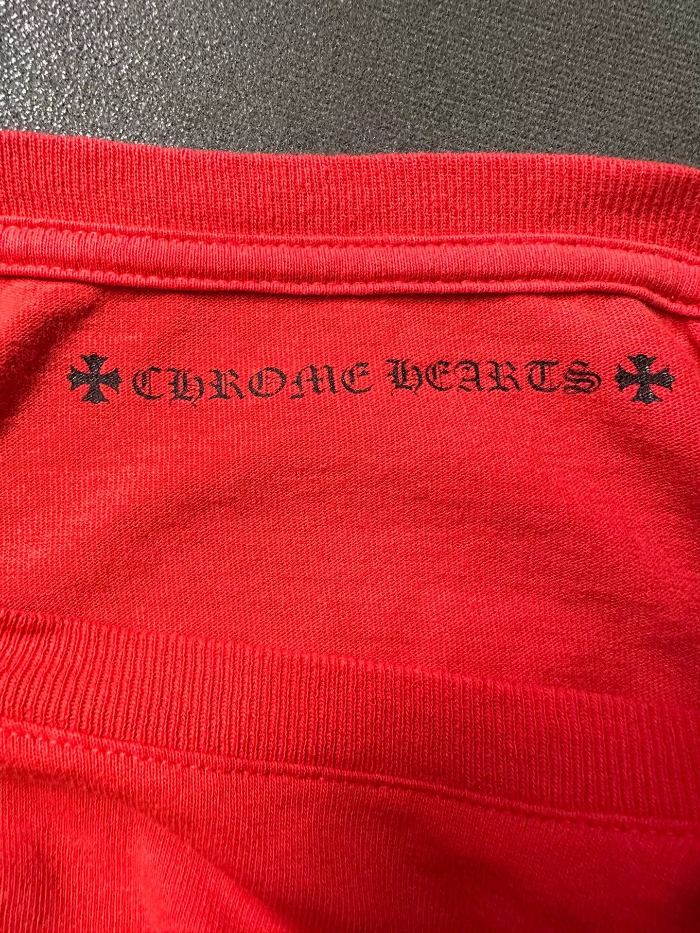 Chrome Hearts chrome hearts red long sleeve shirt Size US S / EU 44-46 / 1 - 4 Thumbnail