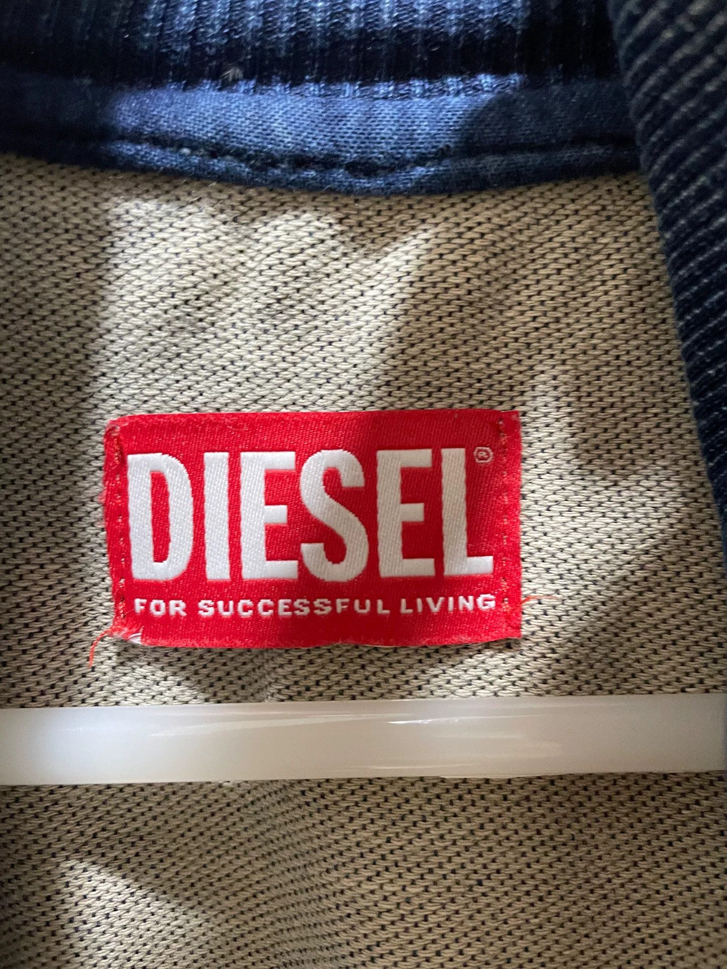 denim jacket with distressed details