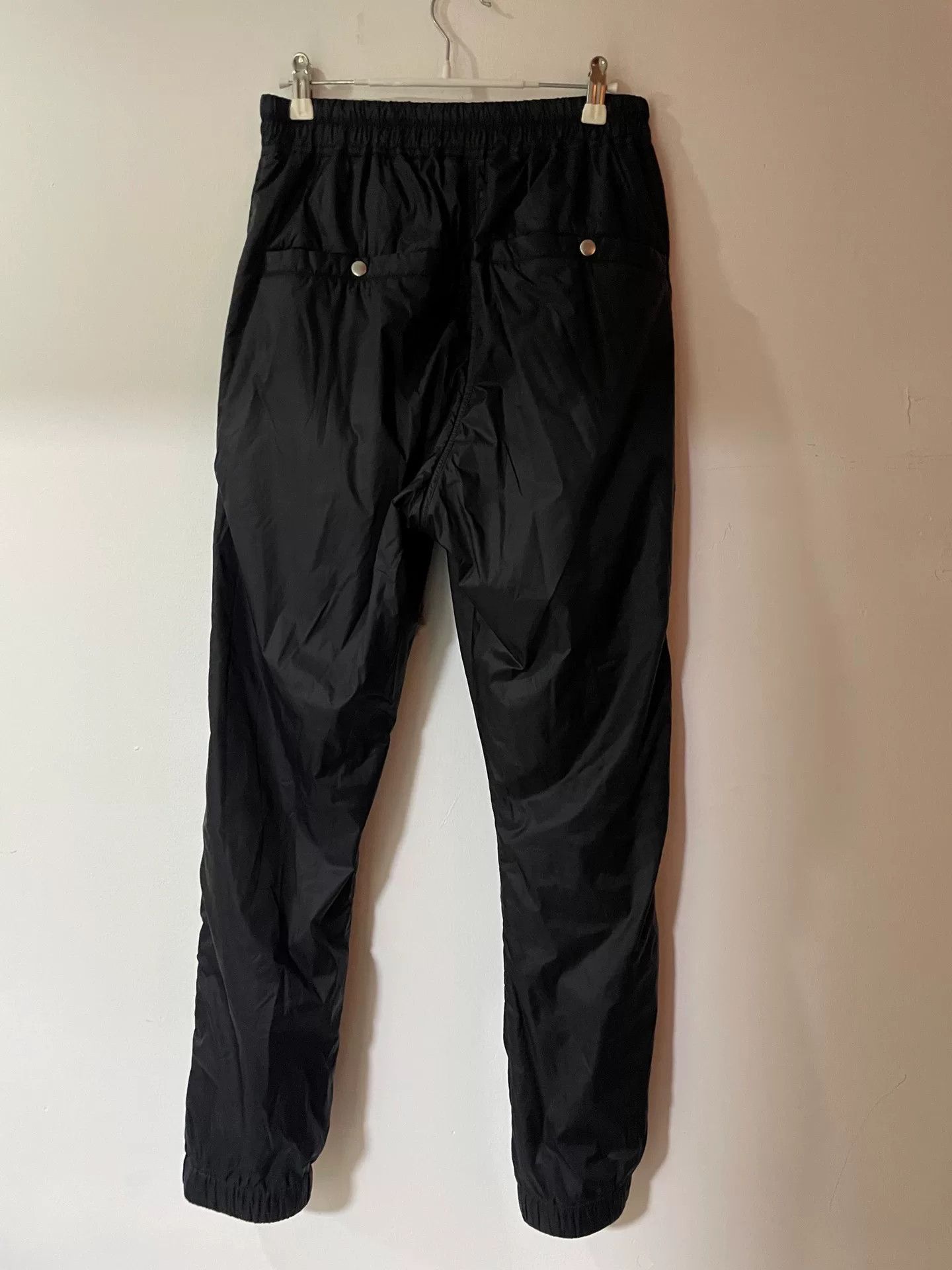 Rick Owens black zip drawstring pants by Rick Owens Size US 31 - 2 Thumbnail