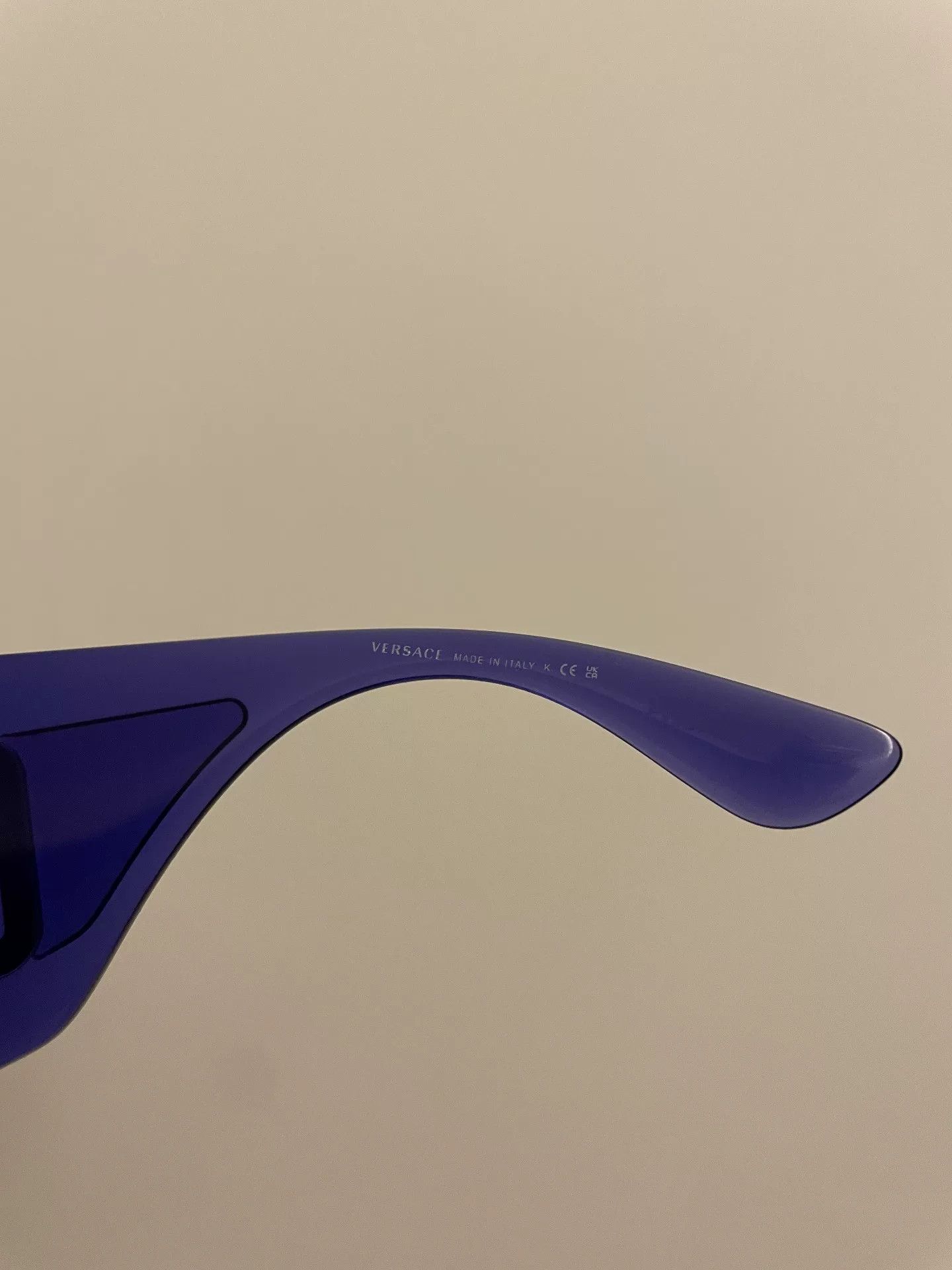 Versace versace shield shape sunglasses with medusa logo Size ONE SIZE - 4 Thumbnail