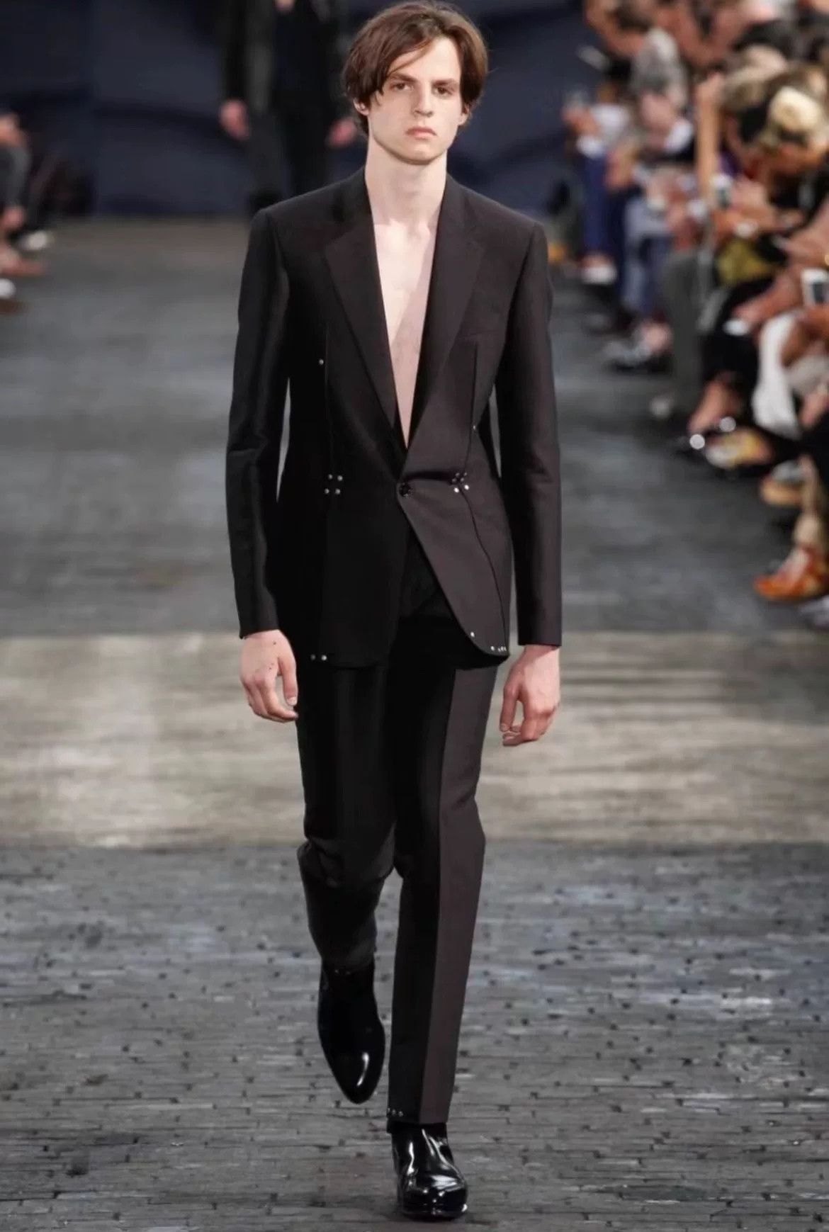 Maison Margiela maison margiela black embellished wool suit Size US L / EU 52-54 / 3 - 8 Thumbnail