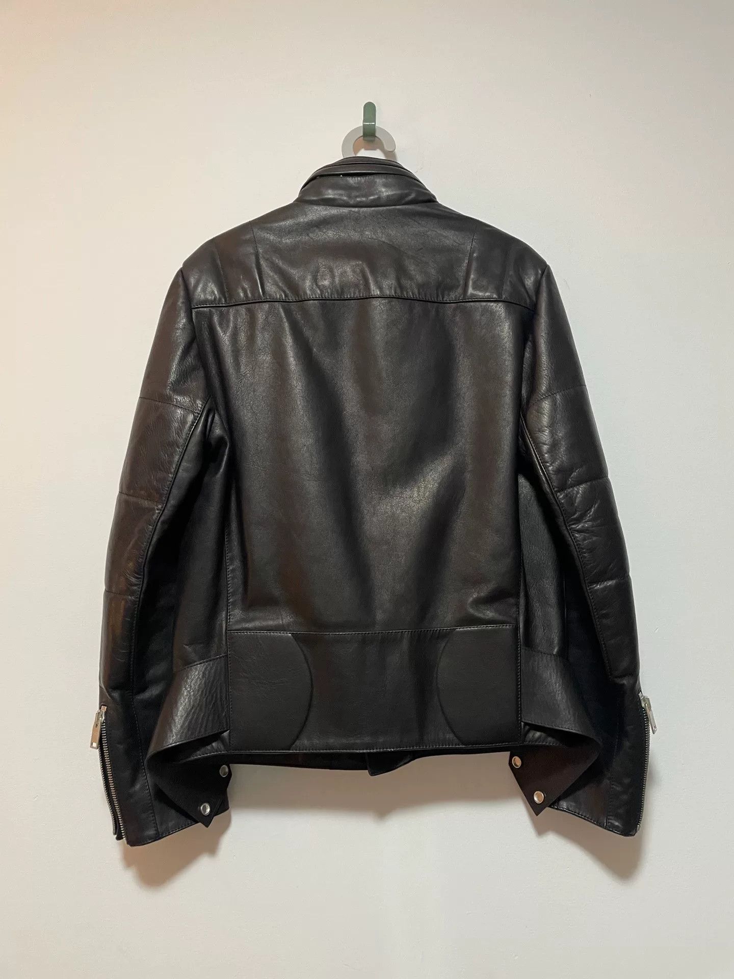 Balenciaga balenciaga hooded leather jacket size 48 Size US L / EU 52-54 / 3 - 2 Thumbnail