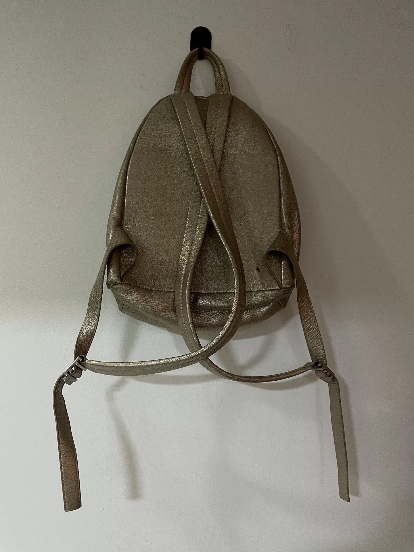 Rick Owens rick owens small leather backpack in champagne Size ONE SIZE - 2 Thumbnail