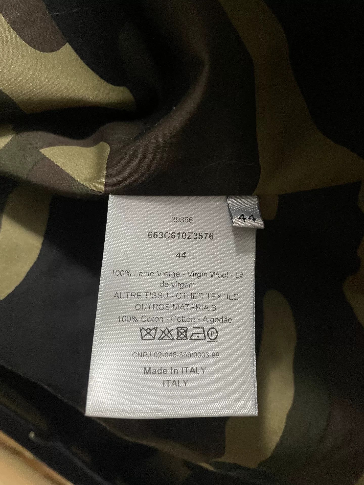 Dior dior wool camouflage vest size 44 Size US M / EU 48-50 / 2 - 5 Thumbnail