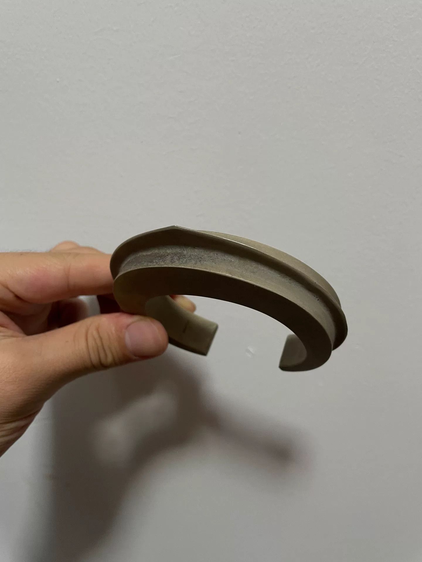 Parts Of Four stylish curved brass cuff bracelet Size ONE SIZE - 2 Thumbnail
