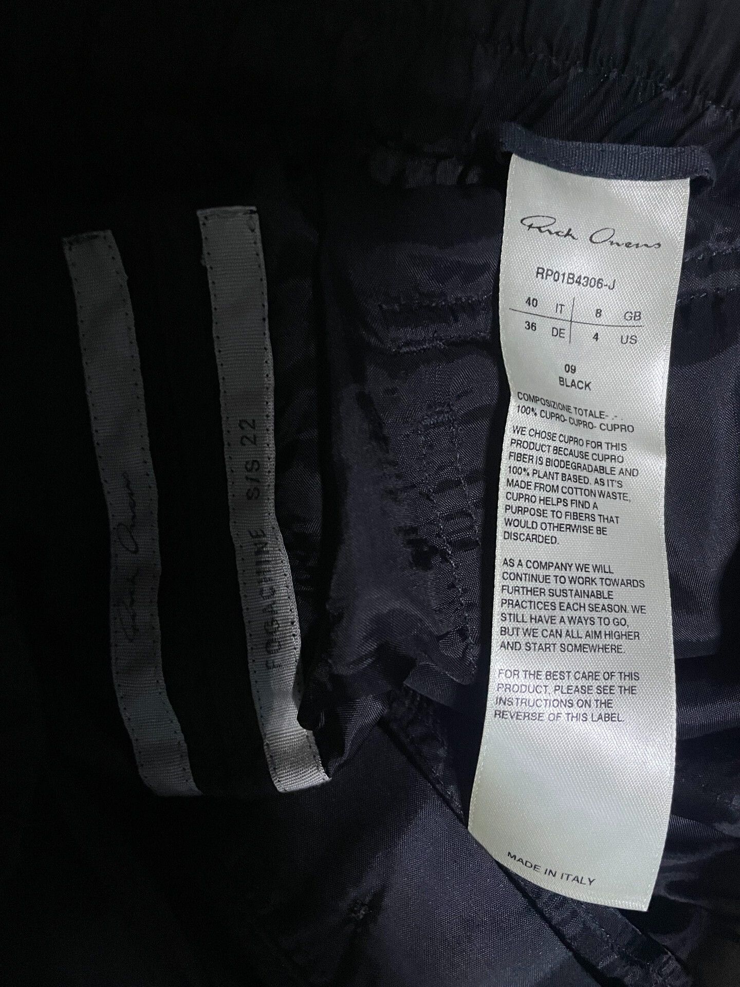 Rick Owens Rick Owens Fogachine Pocket Tapered Pants Size US 31 - 3 Thumbnail