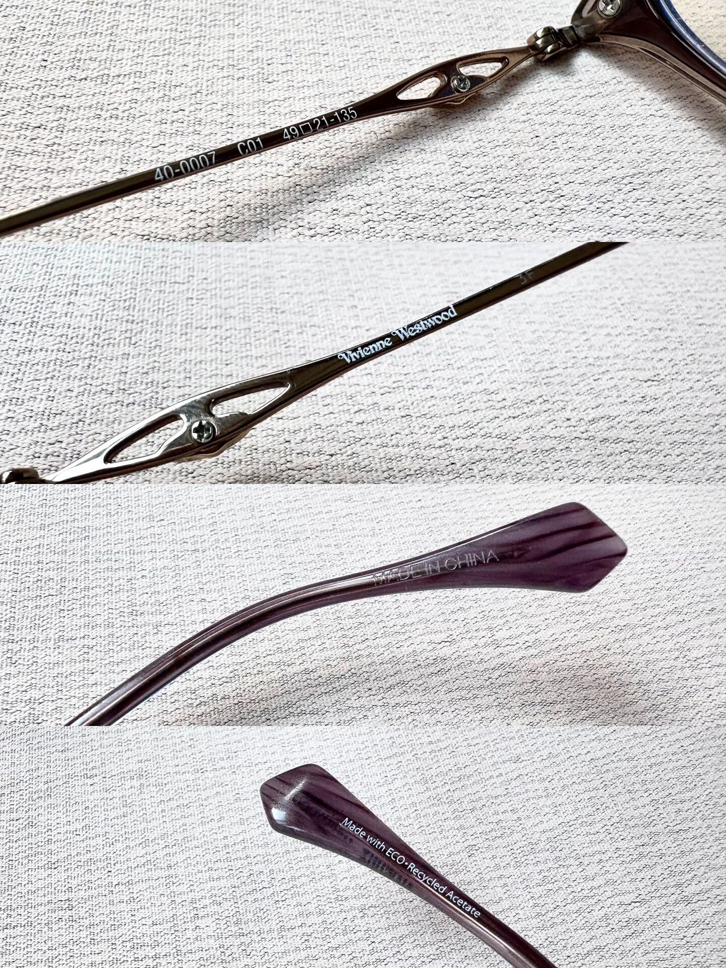 Vivienne Westwood vivienne westwood gray cat-eye glasses Size ONE SIZE - 5 Thumbnail