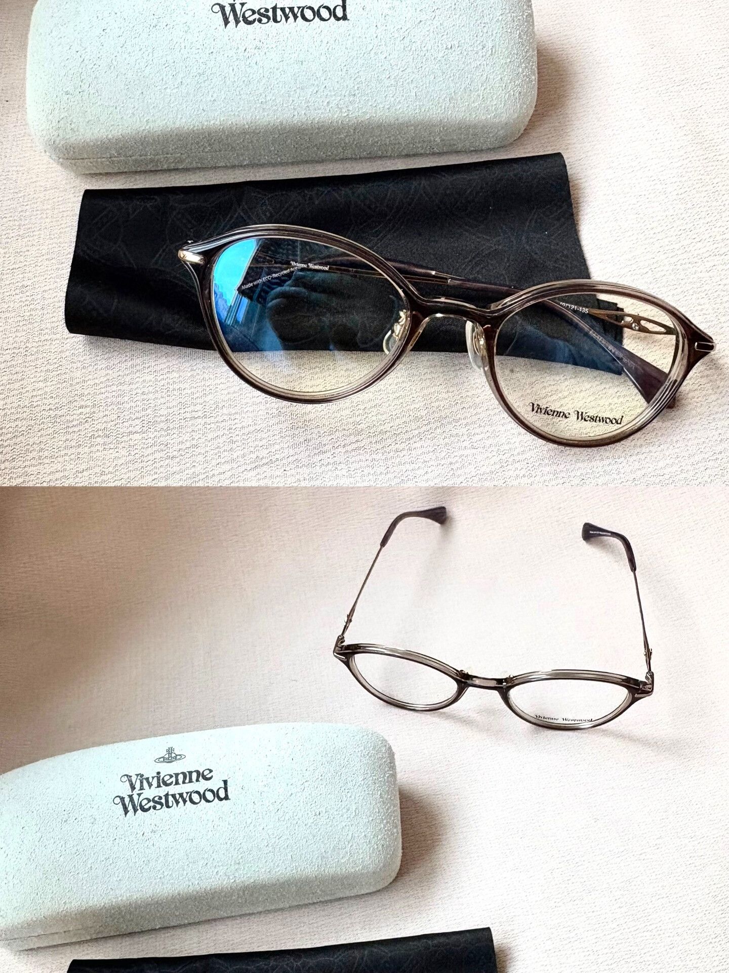 Vivienne Westwood vivienne westwood gray cat-eye glasses Size ONE SIZE - 3 Thumbnail