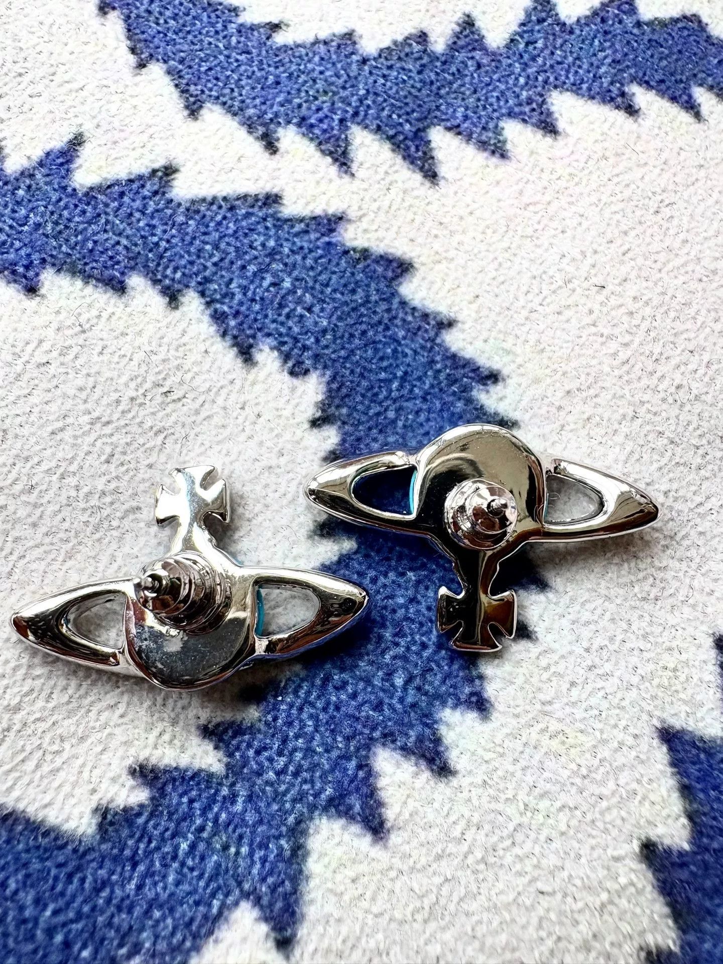 Vivienne Westwood vivienne westwood turquoise saturn earrings Size ONE SIZE - 3 Thumbnail