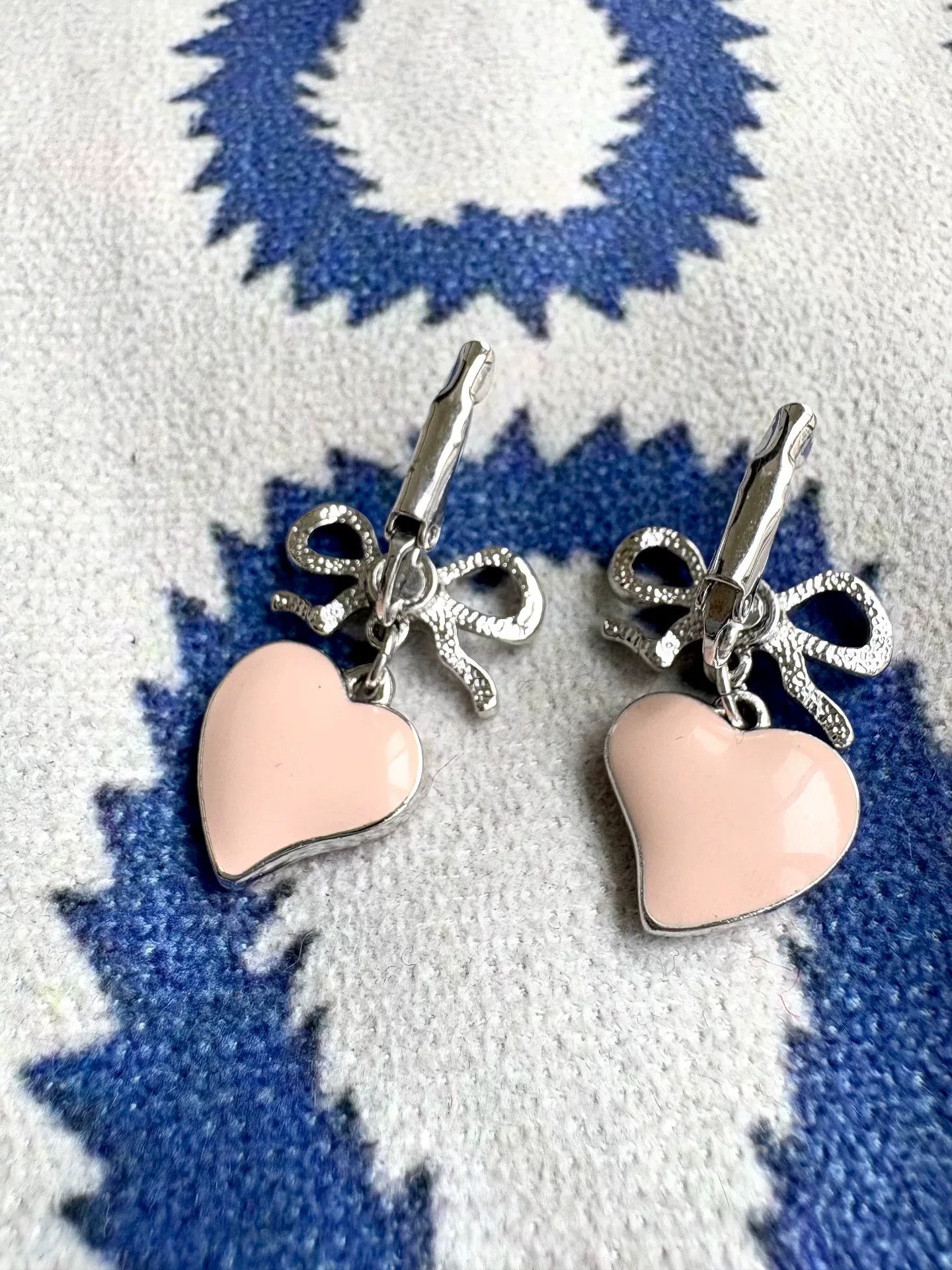 Vivienne Westwood vivienne westwood pink heart earrings with bow Size ONE SIZE - 3 Thumbnail