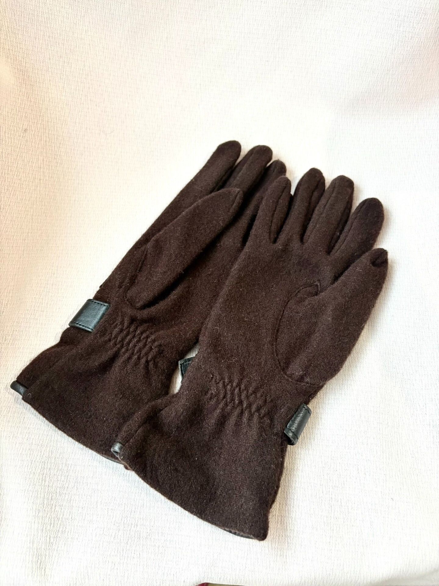 Vivienne Westwood vivienne westwood brown wool and leather gloves Size ONE SIZE - 5 Thumbnail