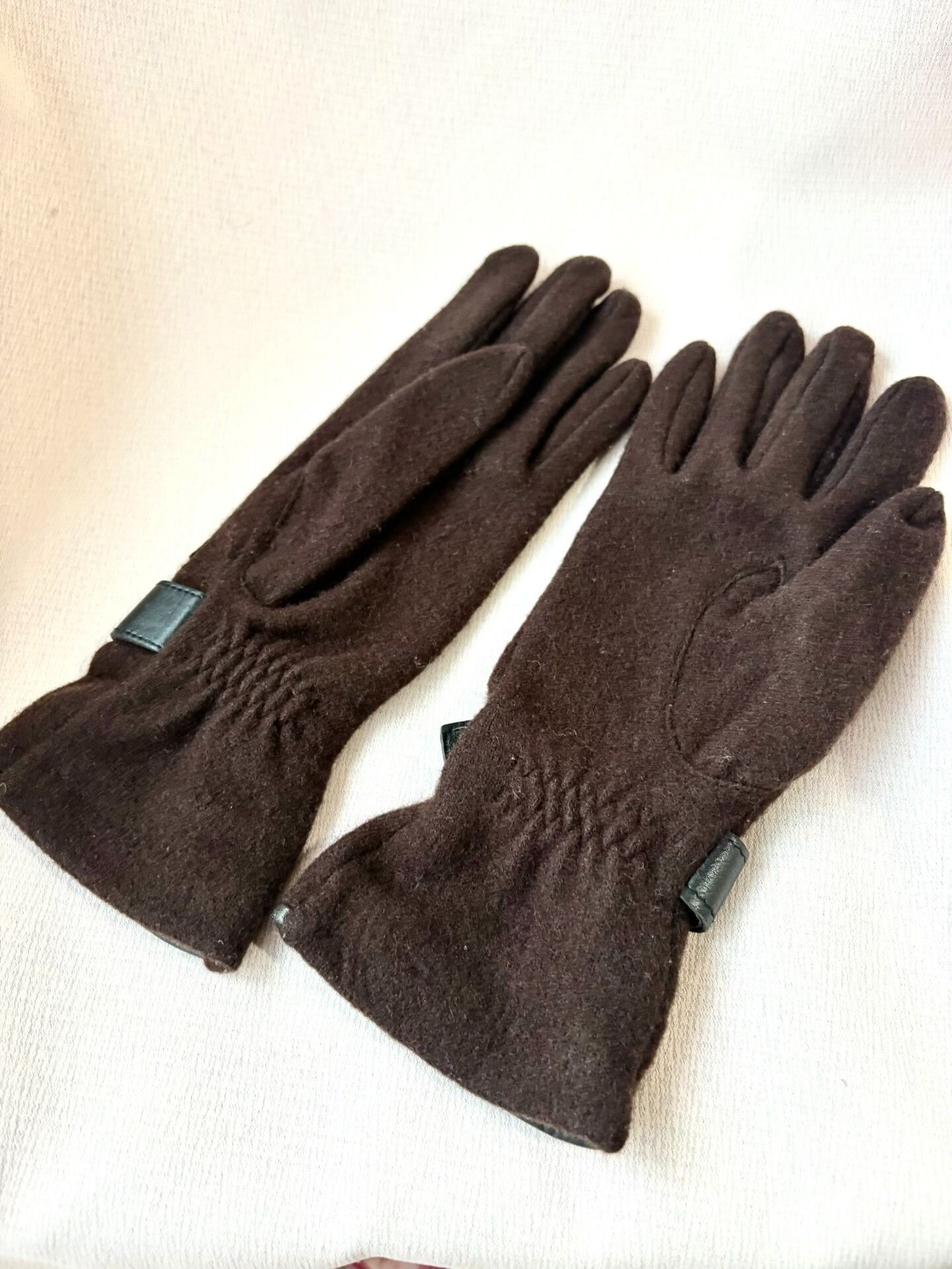 Vivienne Westwood vivienne westwood brown wool and leather gloves Size ONE SIZE - 6 Thumbnail