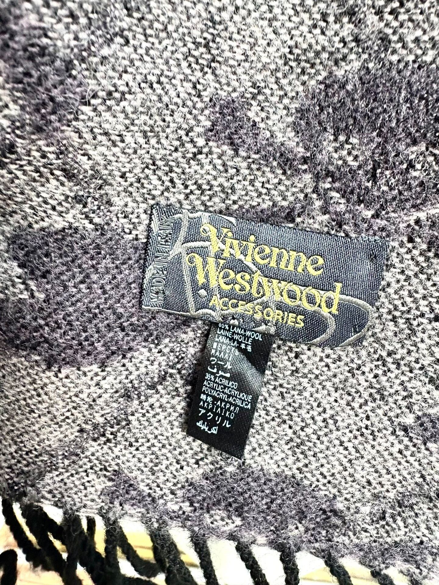 Vivienne Westwood vivienne westwood purple gray skull saturn scarf Size ONE SIZE - 4 Thumbnail