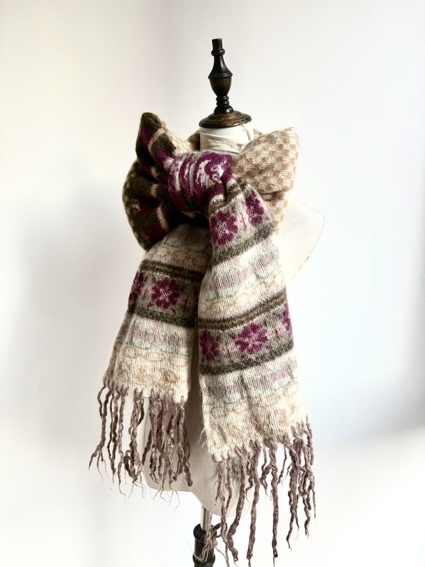 Vivienne Westwood vivienne westwood purple mohair long scarf Size ONE SIZE - 2 Thumbnail