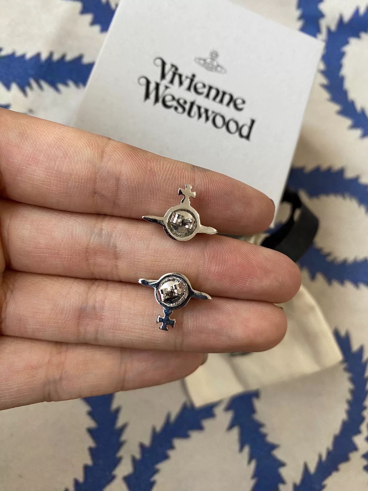 Vivienne Westwood vivienne westwood silver half-sphere earrings Size ONE SIZE - 3 Thumbnail