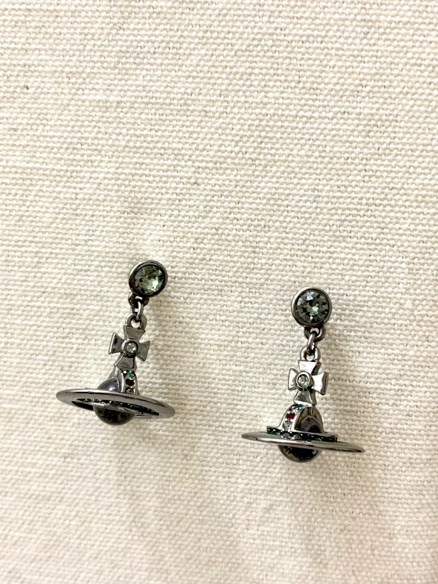 Vivienne Westwood vivienne westwood small black orb earrings Size ONE SIZE - 3 Thumbnail