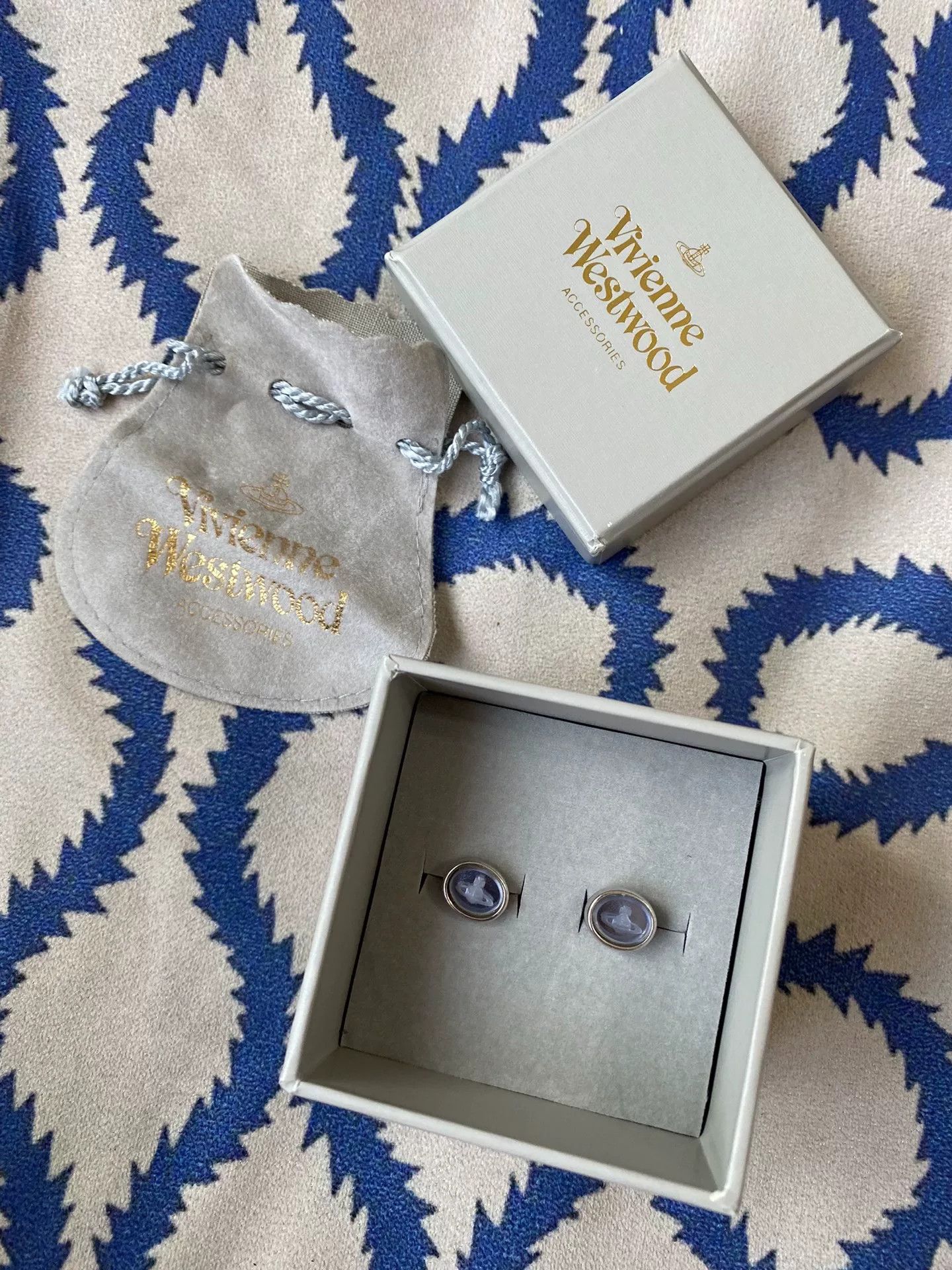 Vivienne Westwood vivienne westwood blue purple illusion earrings Size ONE SIZE - 2 Thumbnail