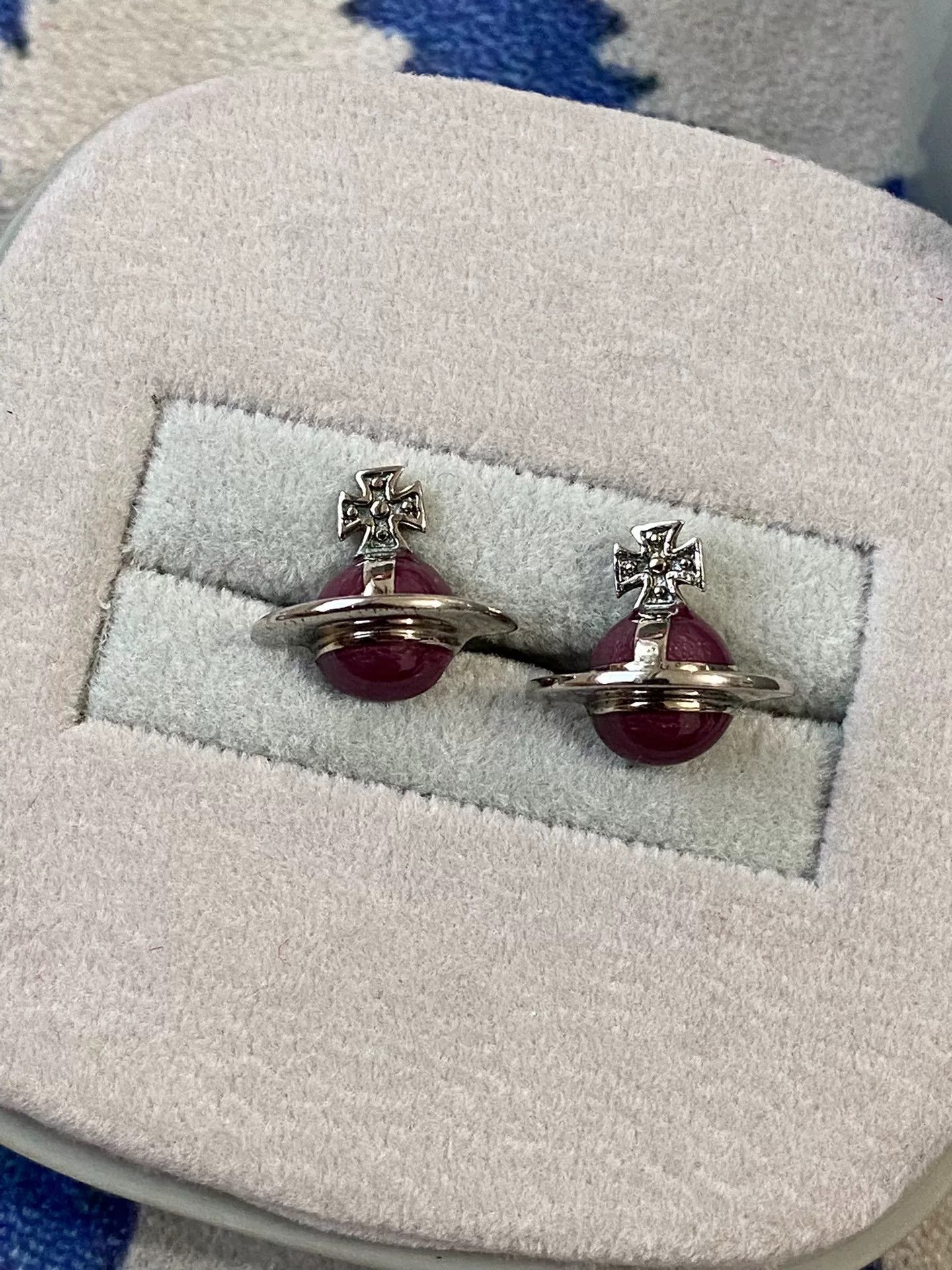 Vivienne Westwood vivienne westwood purple orb stud earrings Size ONE SIZE - 2 Thumbnail
