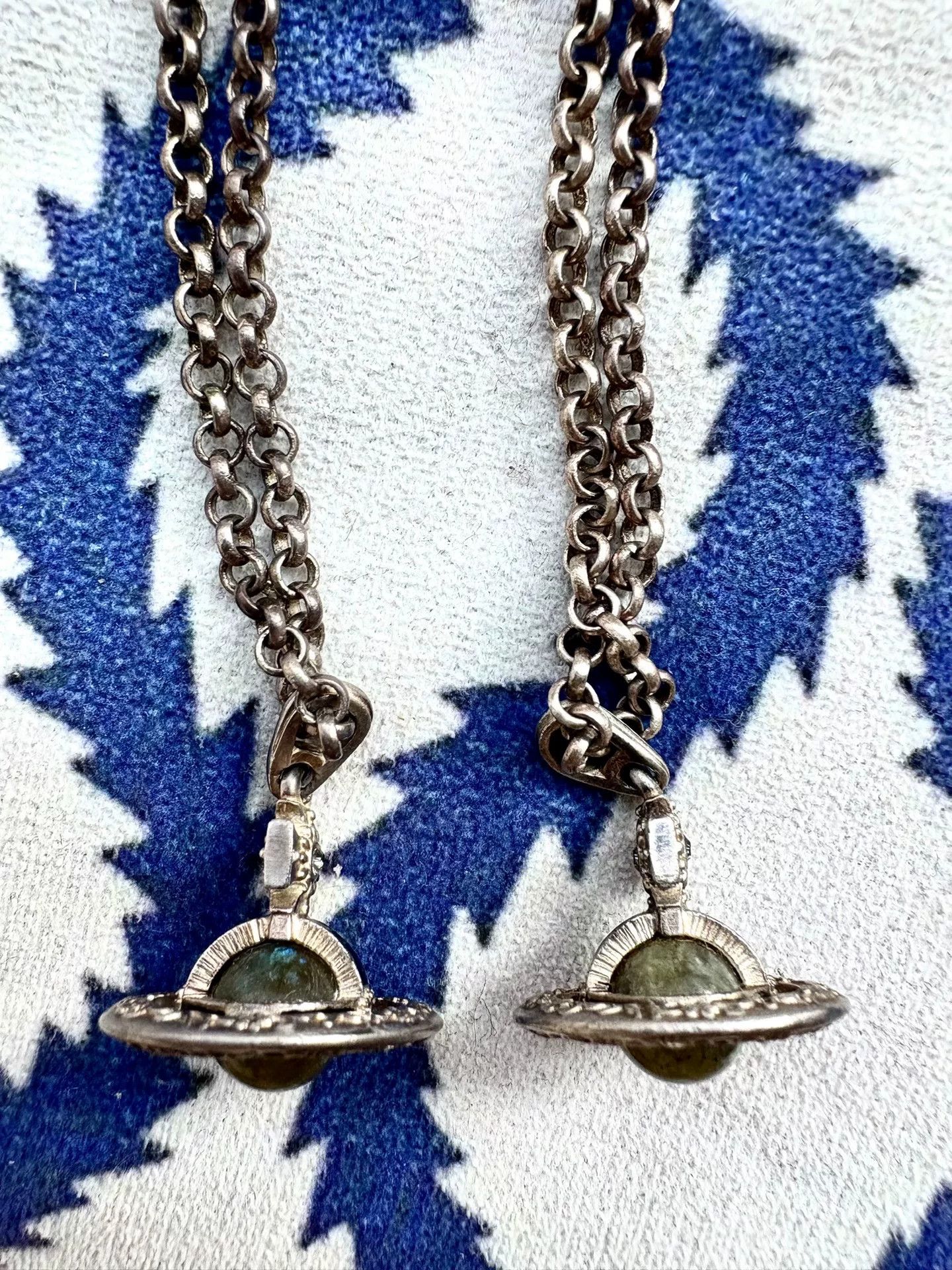 Vivienne Westwood vivienne westwood orb pendant necklace grey-brown Size ONE SIZE - 3 Thumbnail