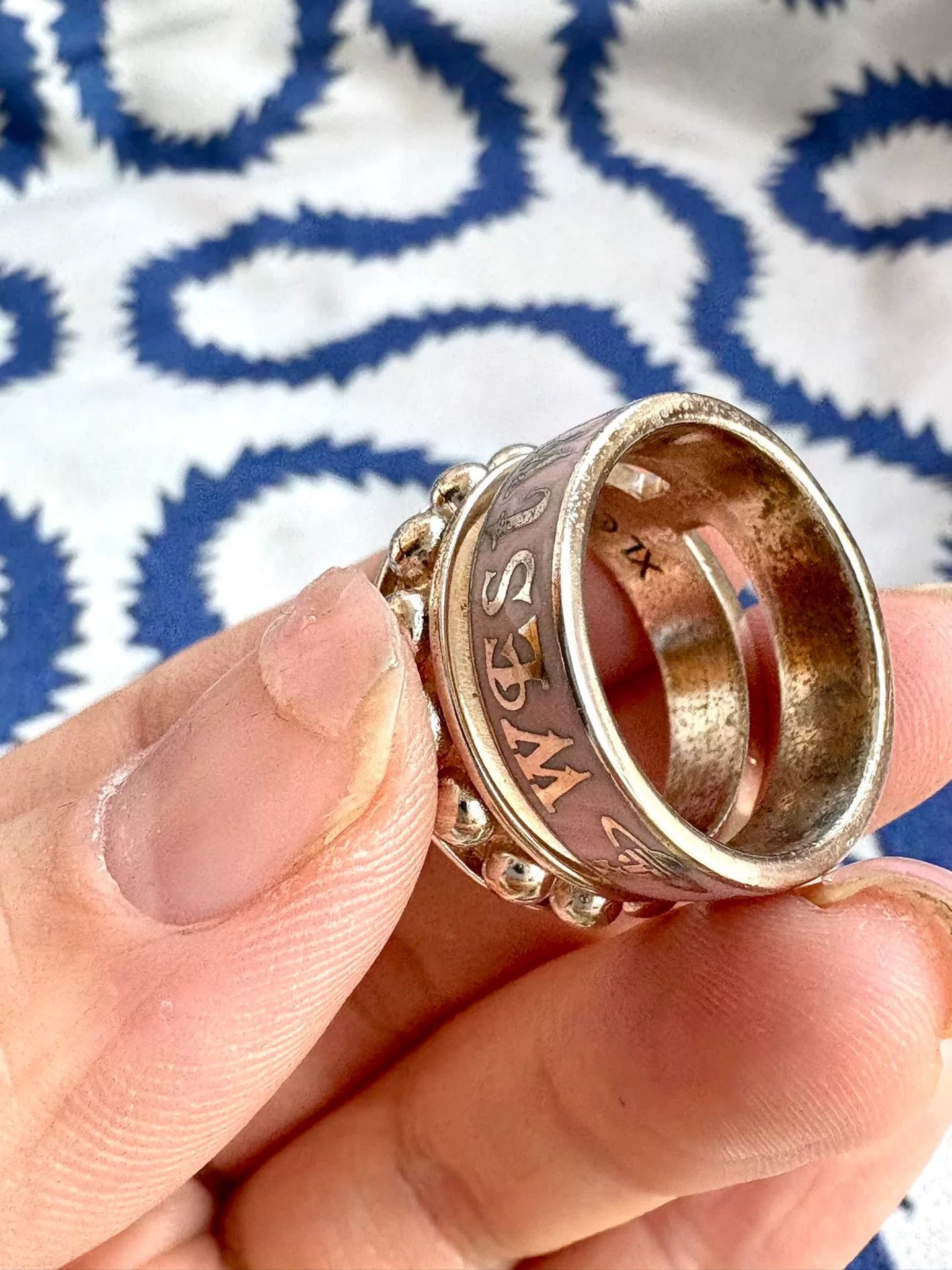 Vivienne Westwood vivienne westwood pink enamel double ring Size ONE SIZE - 6 Thumbnail