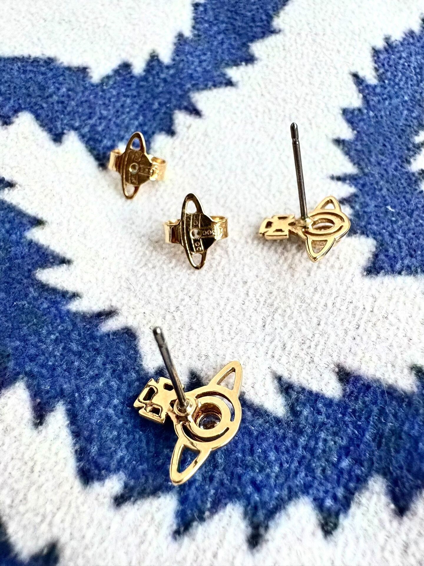 Vivienne Westwood vivienne westwood gold saturn stud earrings Size ONE SIZE - 5 Thumbnail