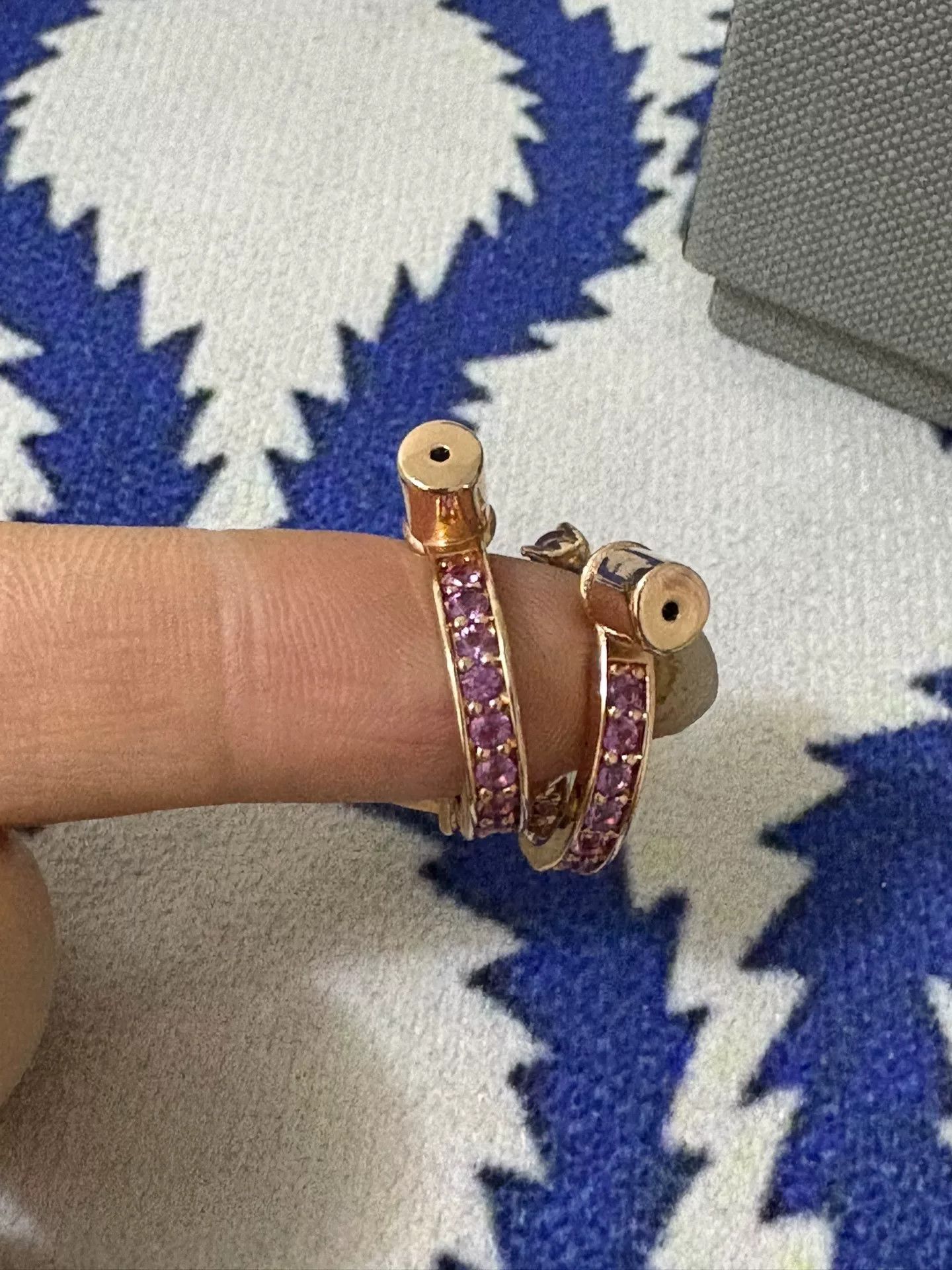 Vivienne Westwood vivienne westwood purple gold saturn earrings Size ONE SIZE - 7 Thumbnail