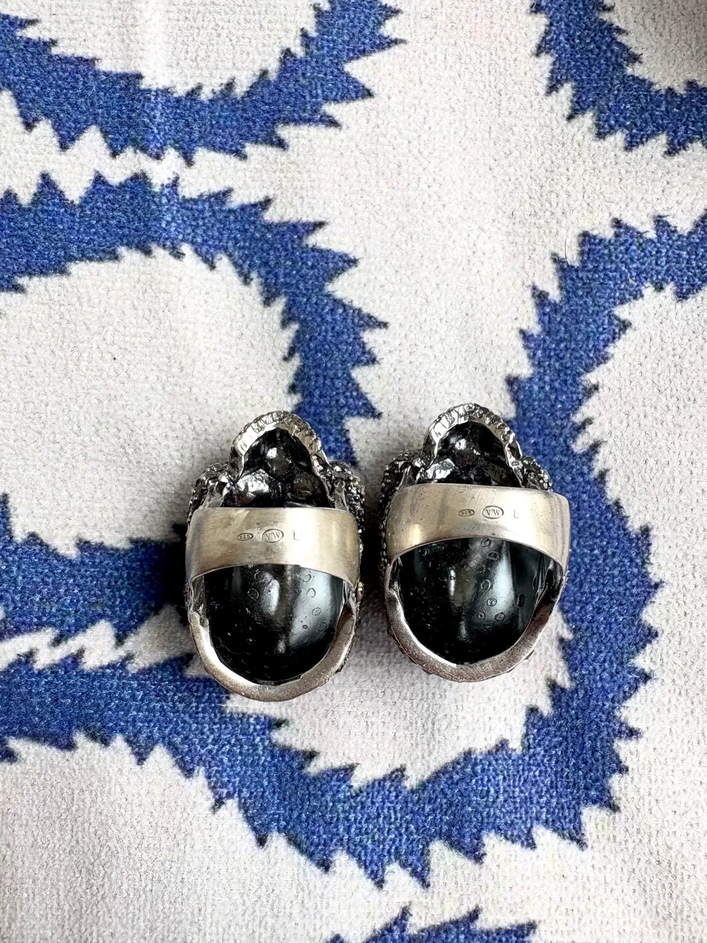 Vivienne Westwood vivienne westwood punk skull ring in silver Size ONE SIZE - 7 Thumbnail