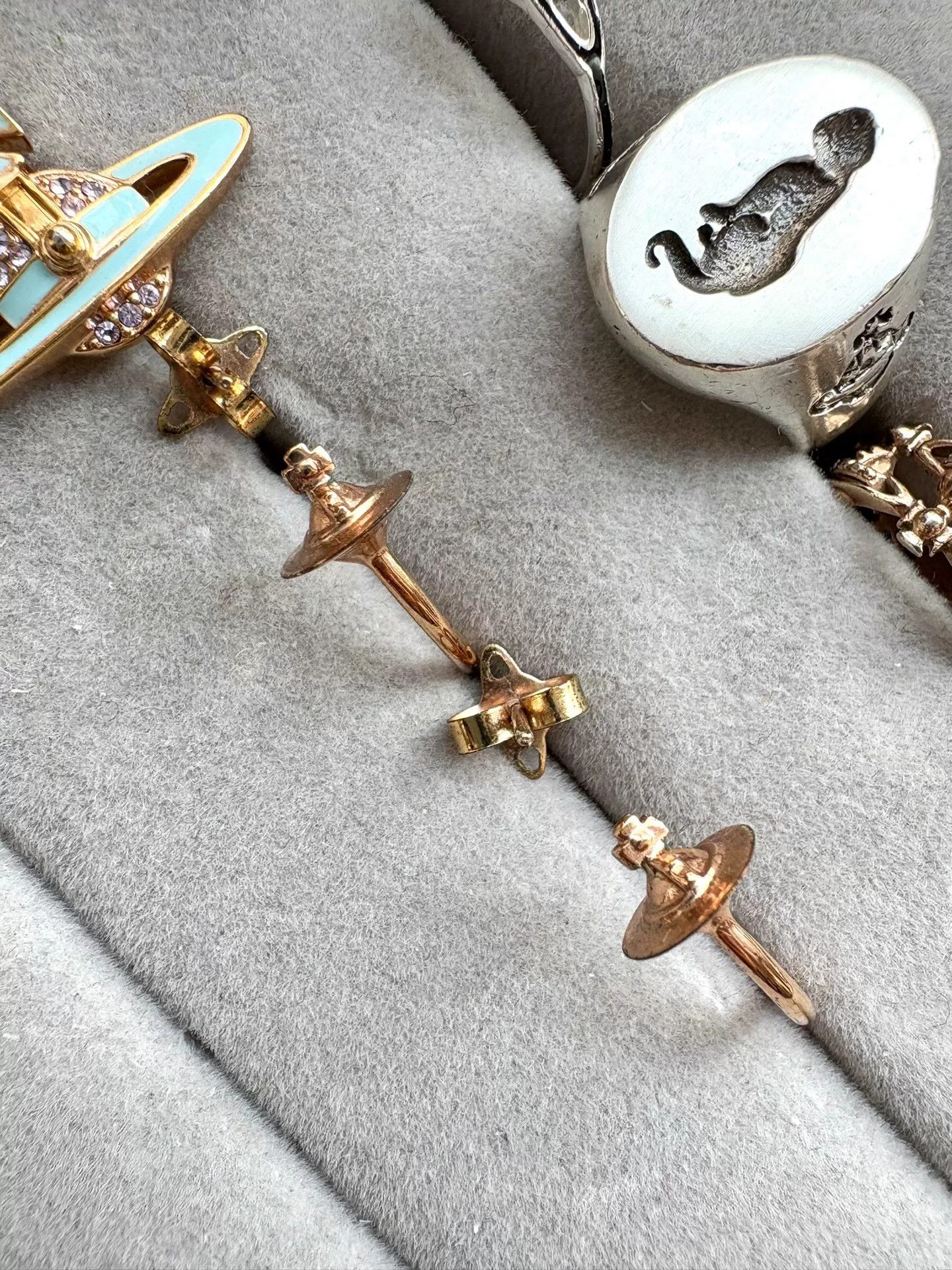 Vivienne Westwood vintage vivienne westwood saturn hoop earrings Size ONE SIZE - 8 Thumbnail