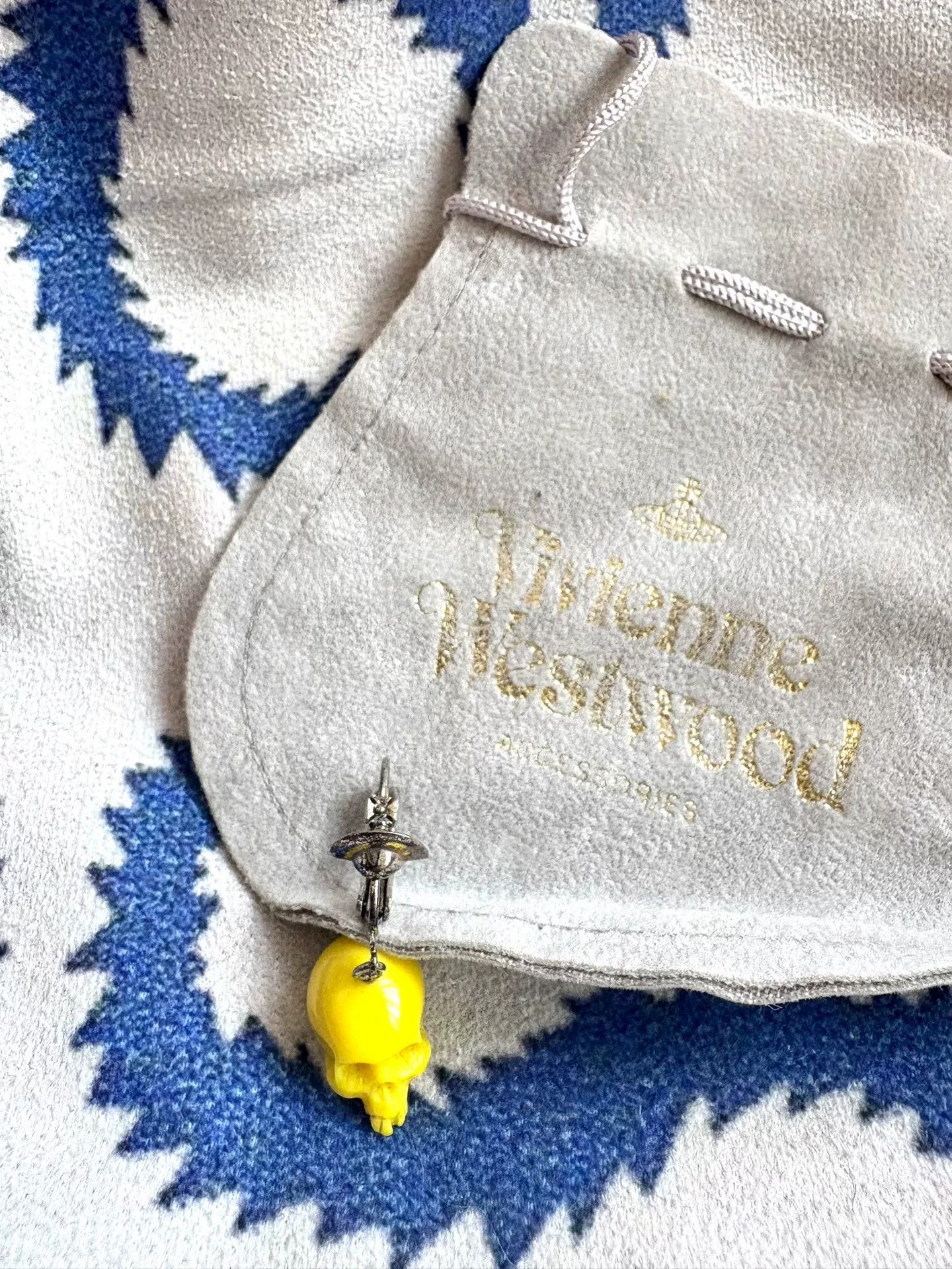 Vivienne Westwood vivienne westwood yellow skull earrings single piece Size ONE SIZE - 6 Thumbnail