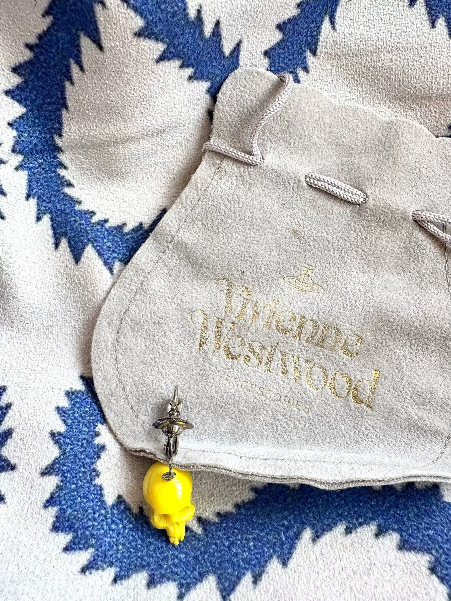 Vivienne Westwood vivienne westwood yellow skull earrings single piece Size ONE SIZE - 2 Thumbnail