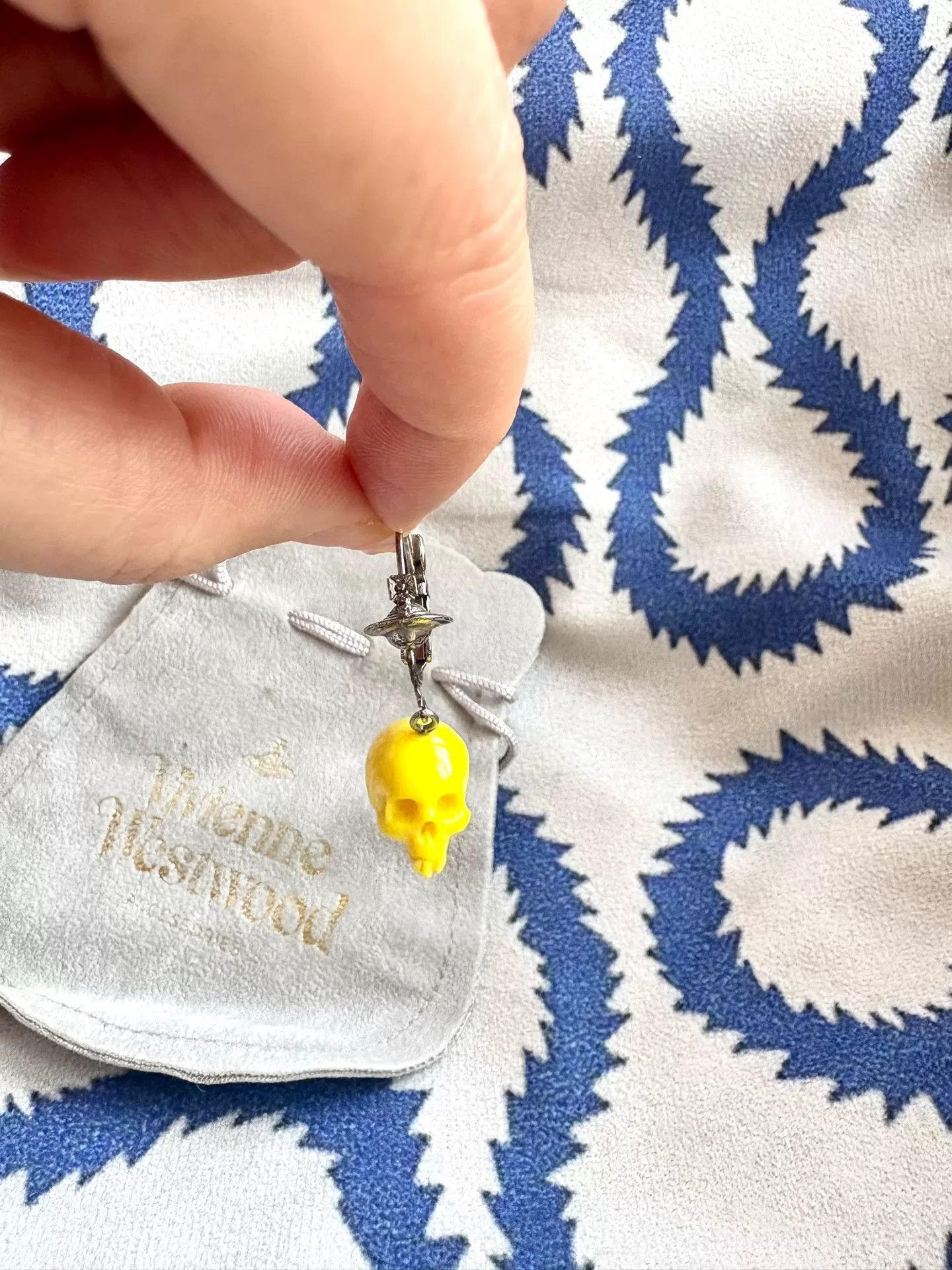 Vivienne Westwood vivienne westwood yellow skull earrings single piece Size ONE SIZE - 3 Thumbnail