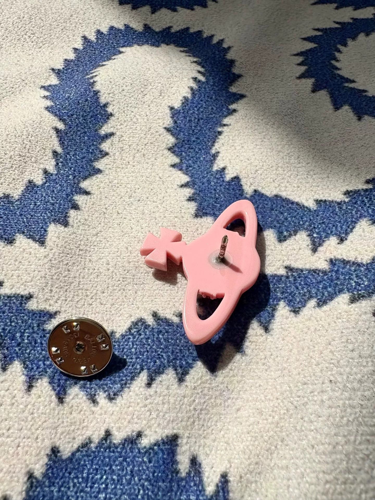 Vivienne Westwood vivienne westwood pink rhinestone planet brooch Size ONE SIZE - 3 Thumbnail