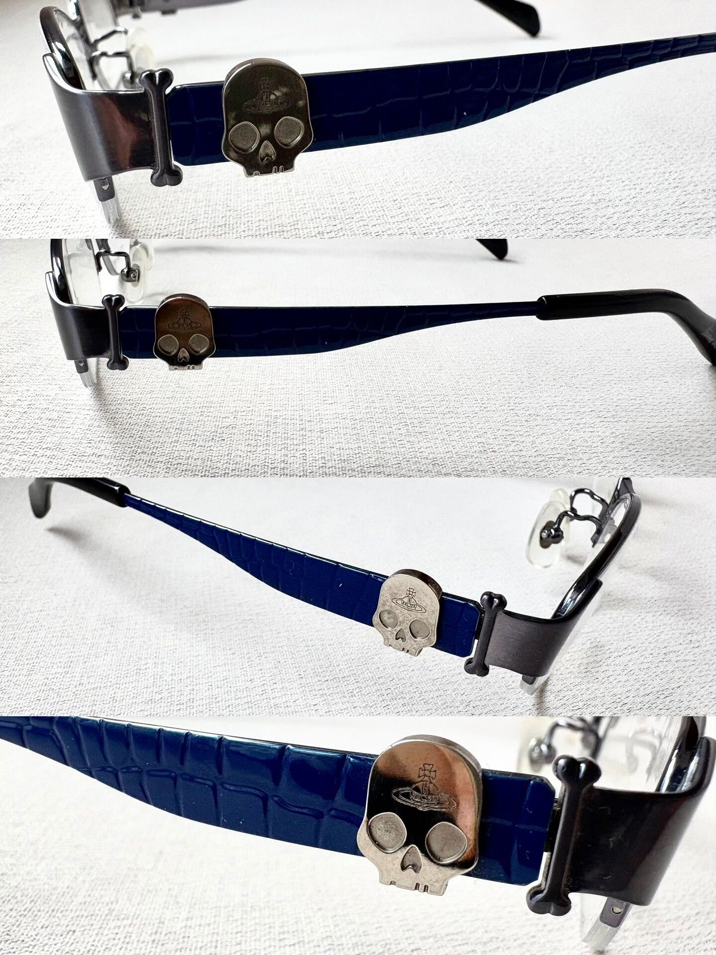Vivienne Westwood vivienne westwood skull saturn half-frame glasses Size ONE SIZE - 2 Thumbnail
