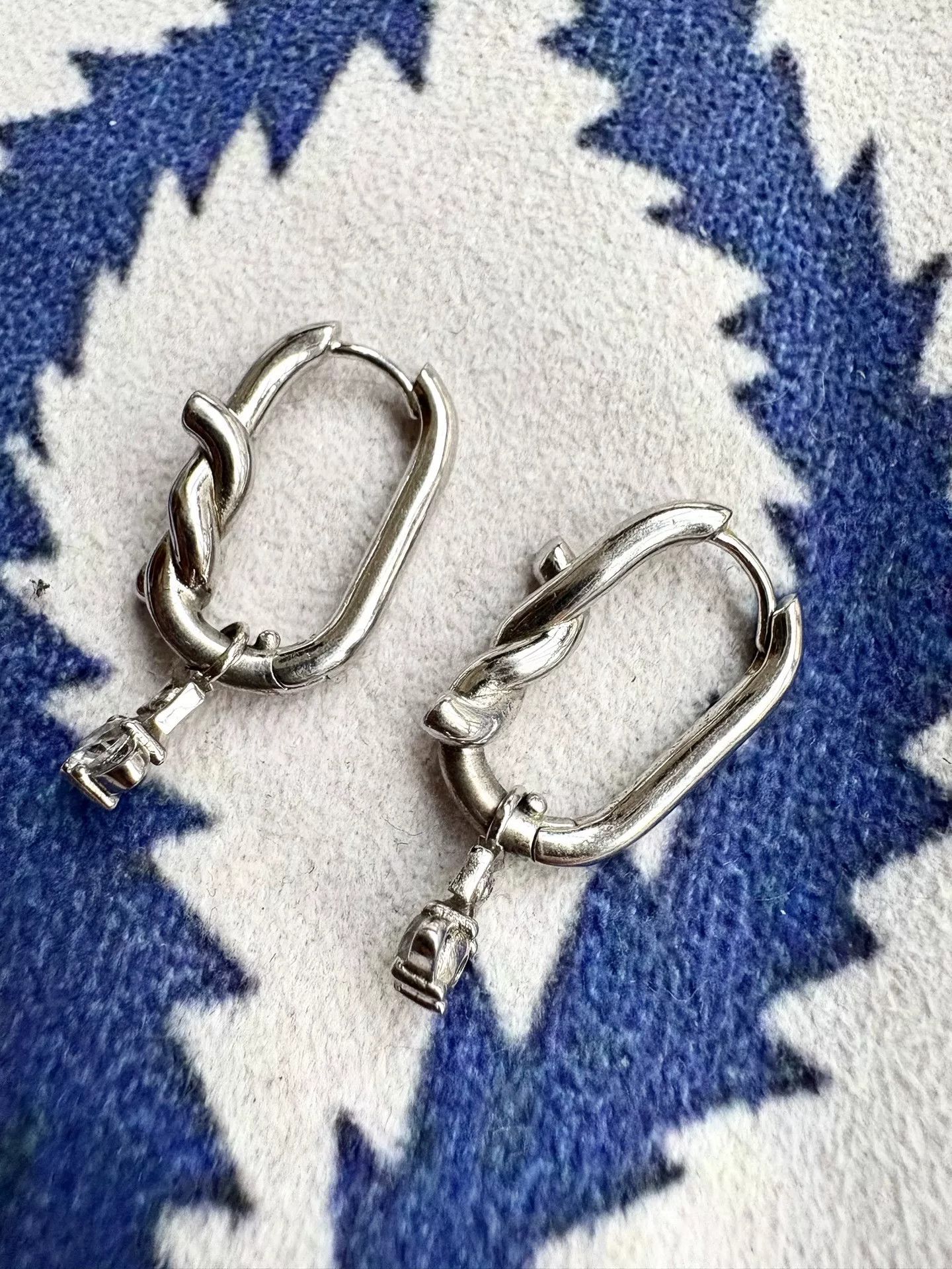 Vivienne Westwood vivienne westwood silver woven saturn earrings Size ONE SIZE - 4 Thumbnail