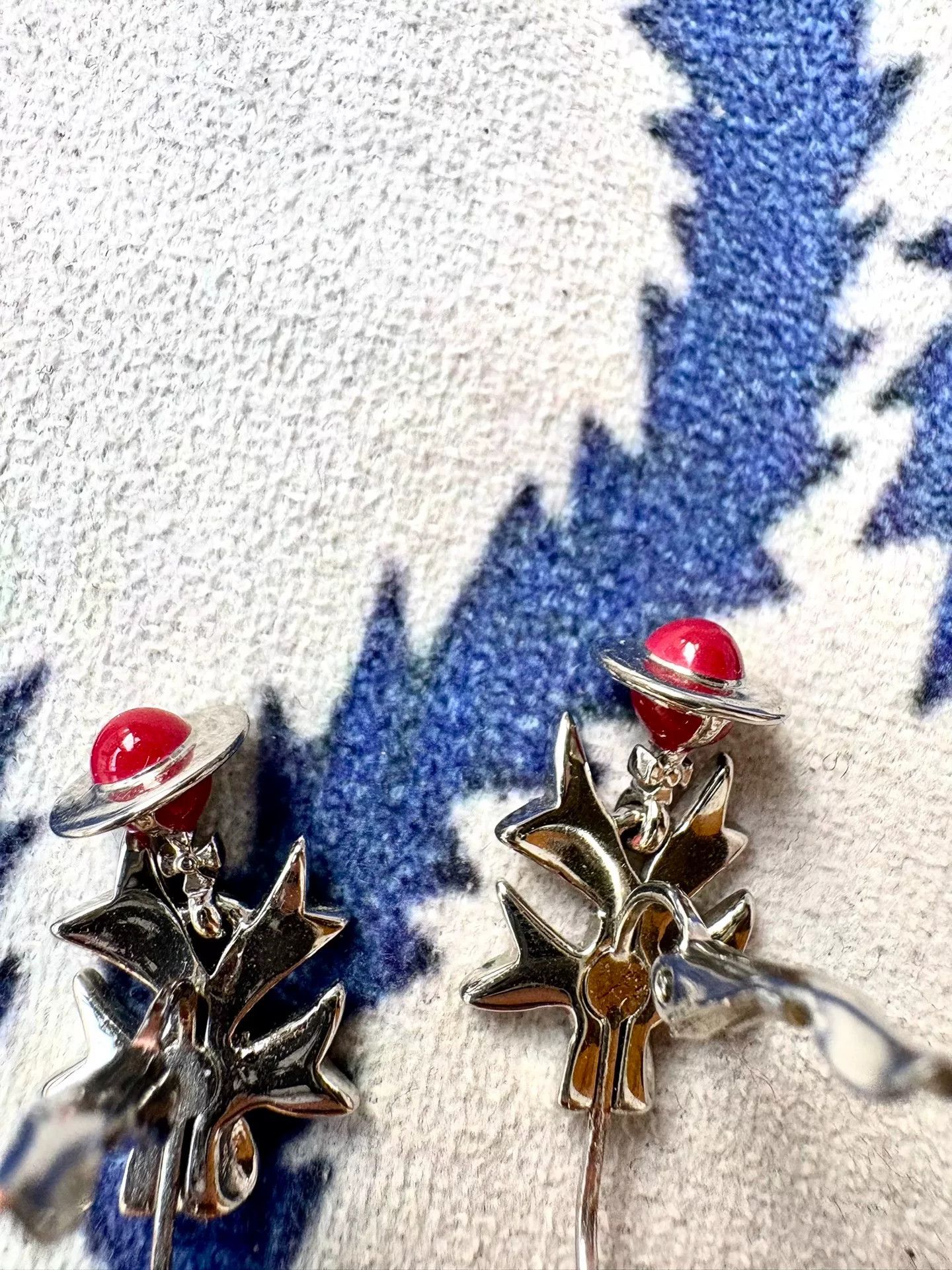 Vivienne Westwood vivienne westwood red bow saturn earrings Size ONE SIZE - 5 Thumbnail
