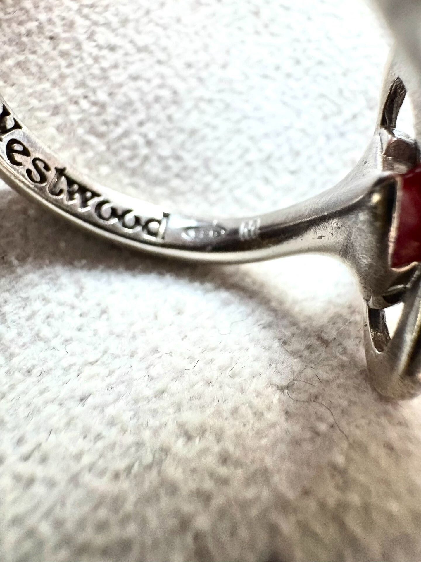 Vivienne Westwood vivienne westwood red heart ring Size ONE SIZE - 9 Thumbnail