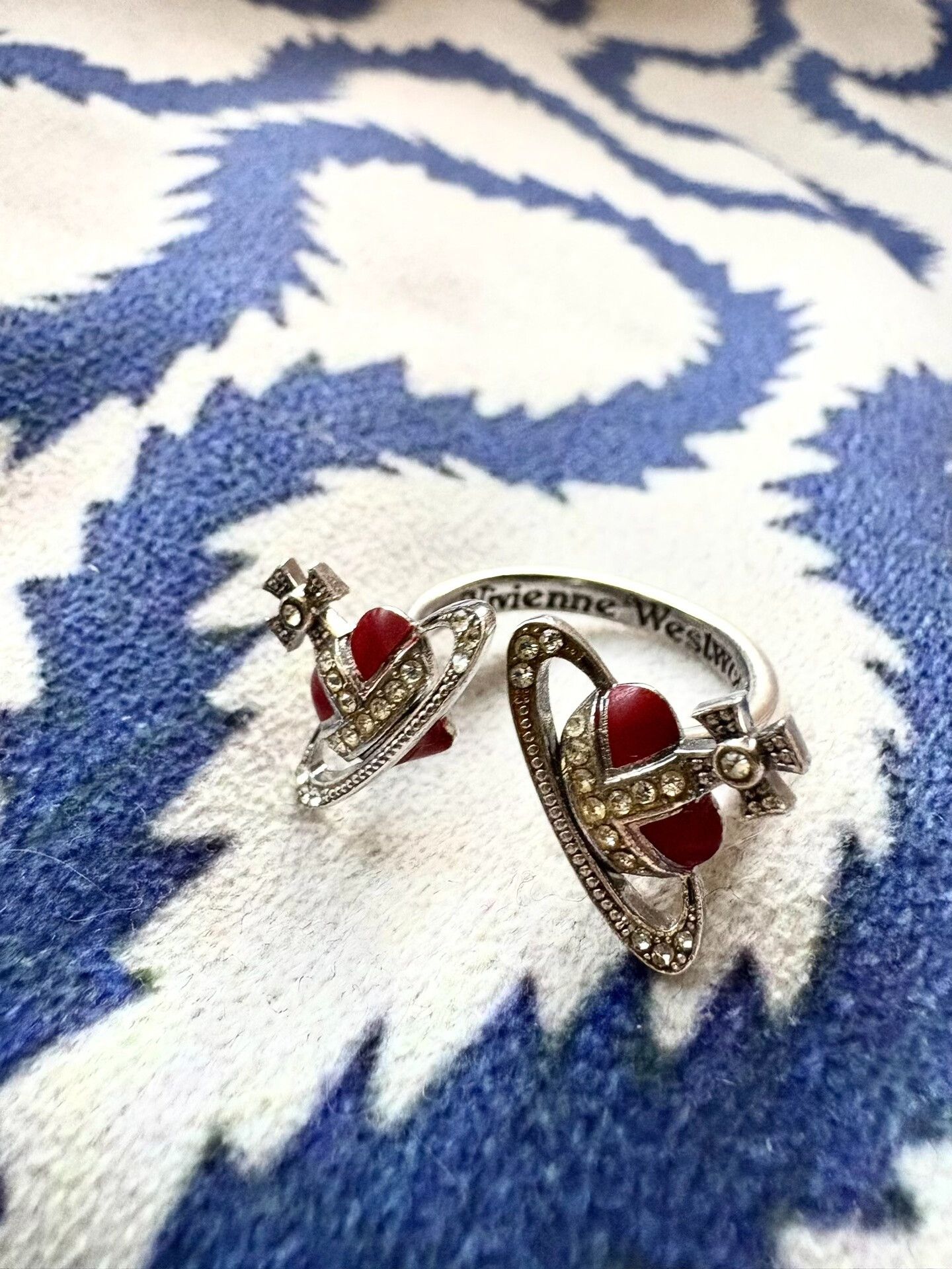 Vivienne Westwood vivienne westwood red heart ring Size ONE SIZE - 2 Thumbnail