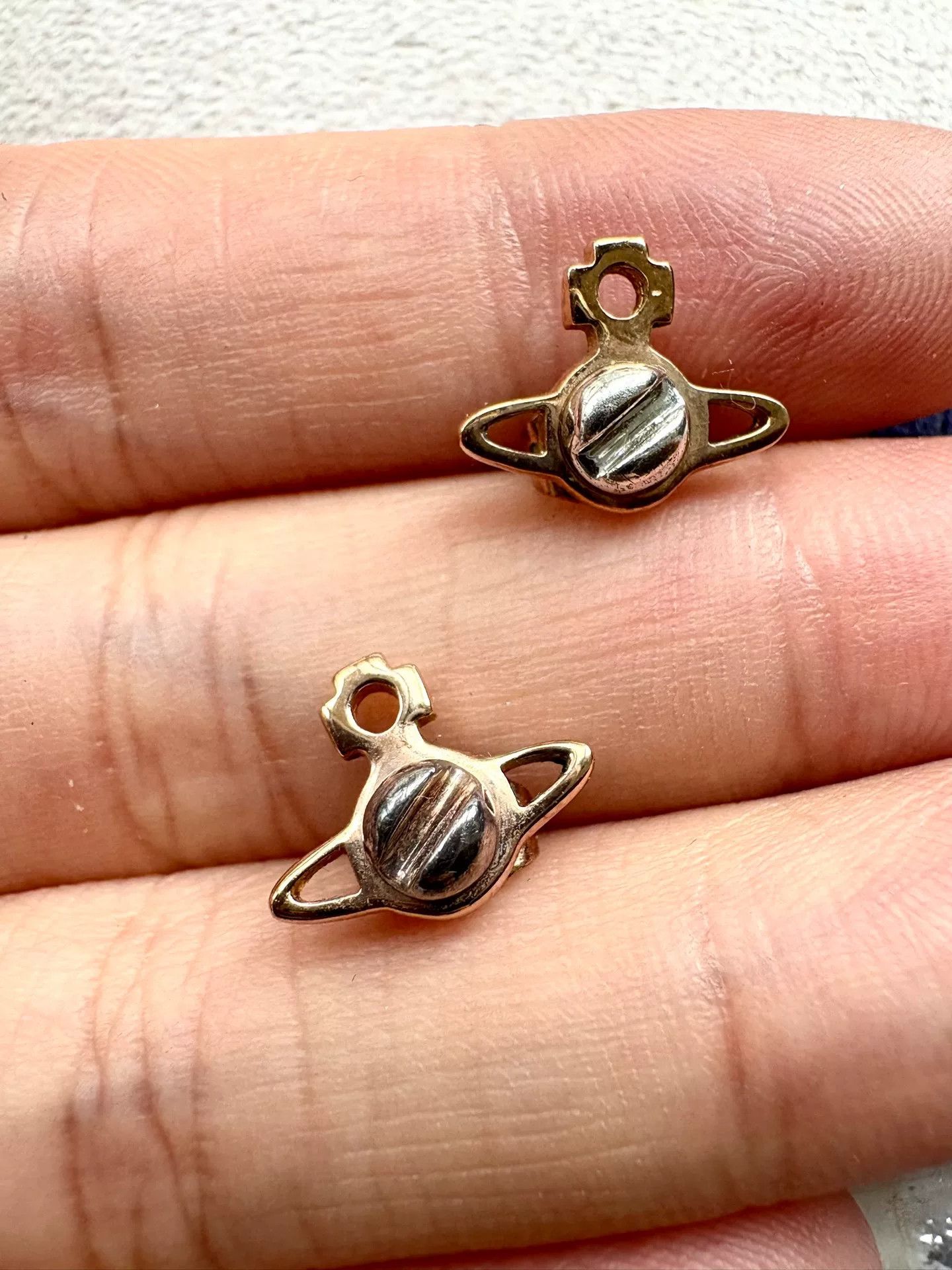 Vivienne Westwood vivienne westwood rose gold screw earrings Size ONE SIZE - 4 Thumbnail