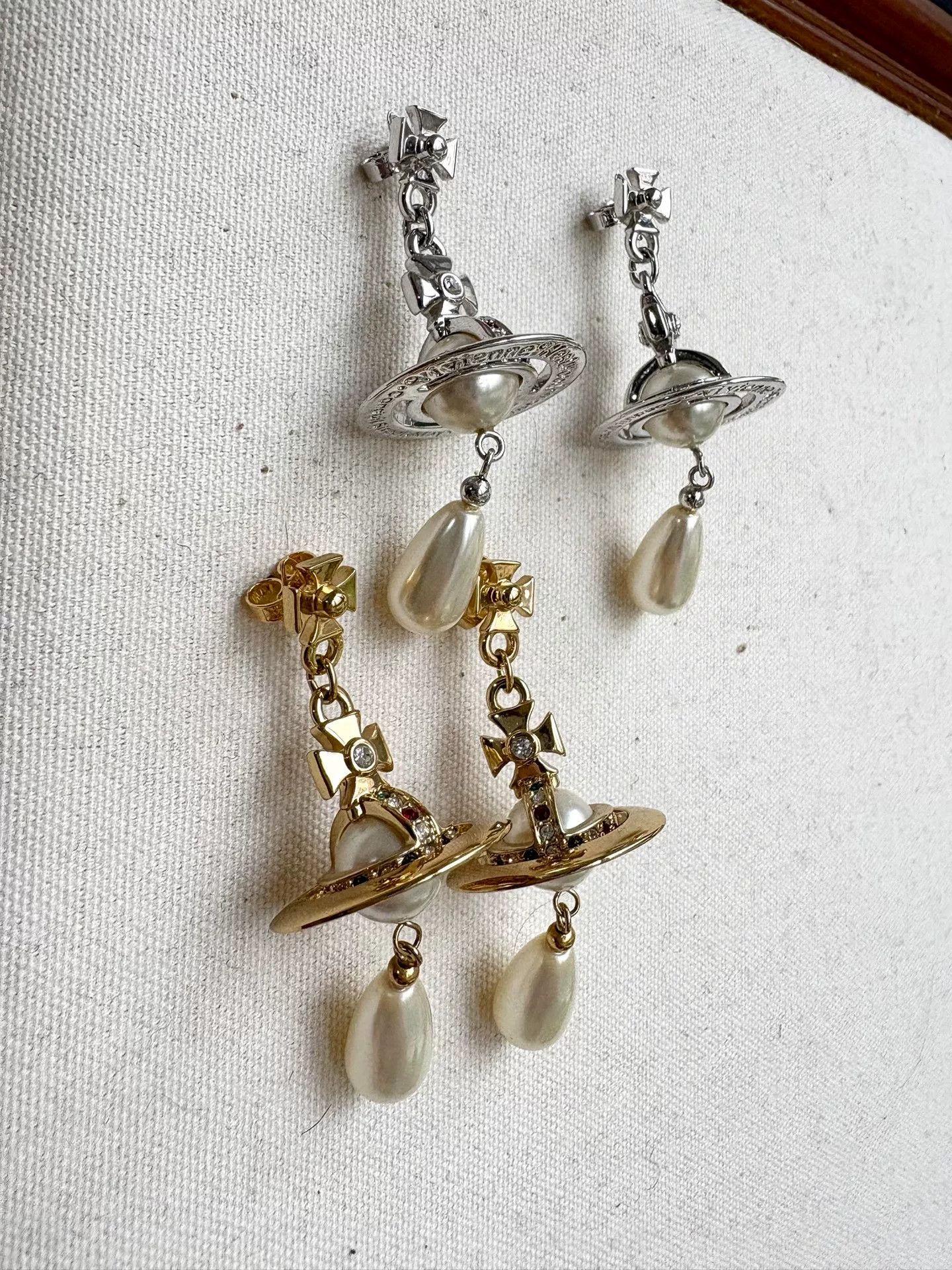 Vivienne Westwood vivienne westwood water drop pearl earrings Size ONE SIZE - 5 Thumbnail