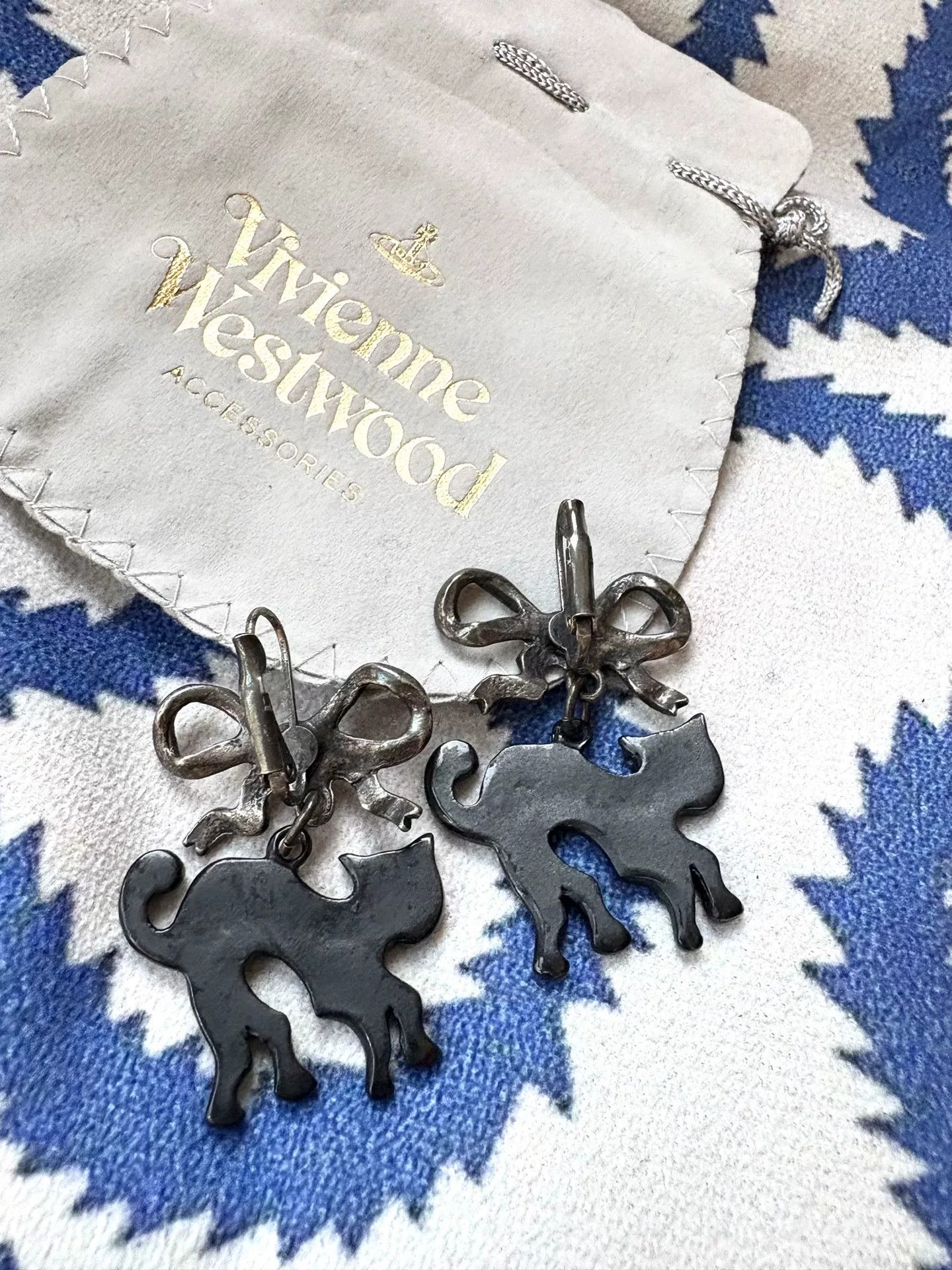 Vivienne Westwood vivienne westwood black cat earrings Size ONE SIZE - 3 Thumbnail