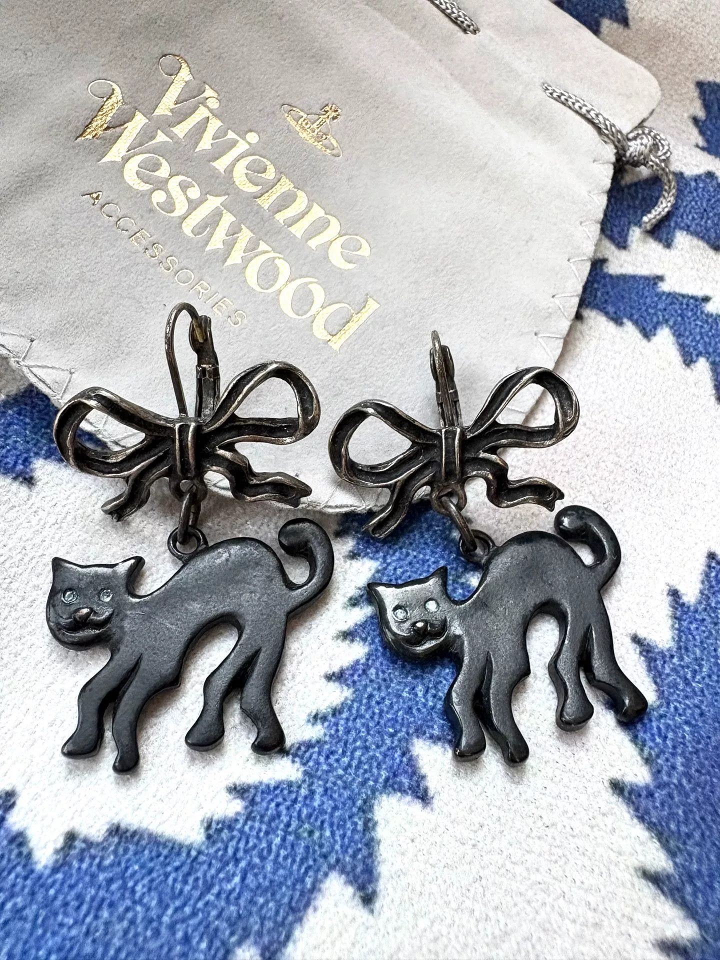 Vivienne Westwood vivienne westwood black cat earrings Size ONE SIZE - 2 Thumbnail