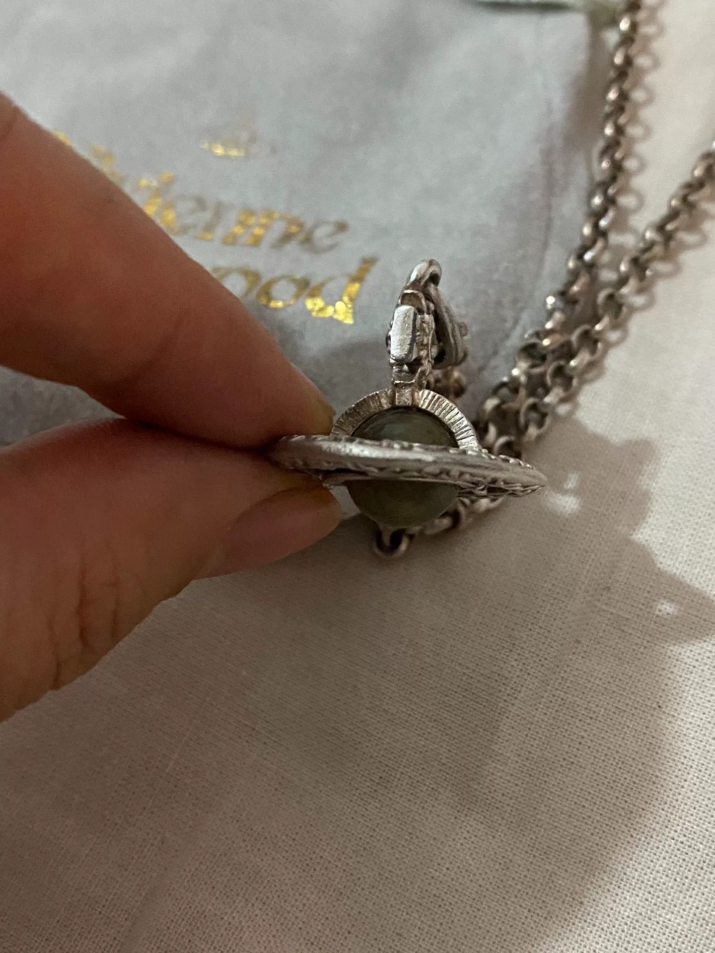 Vivienne Westwood vivienne westwood orb necklace with embossed detail Size ONE SIZE - 4 Thumbnail