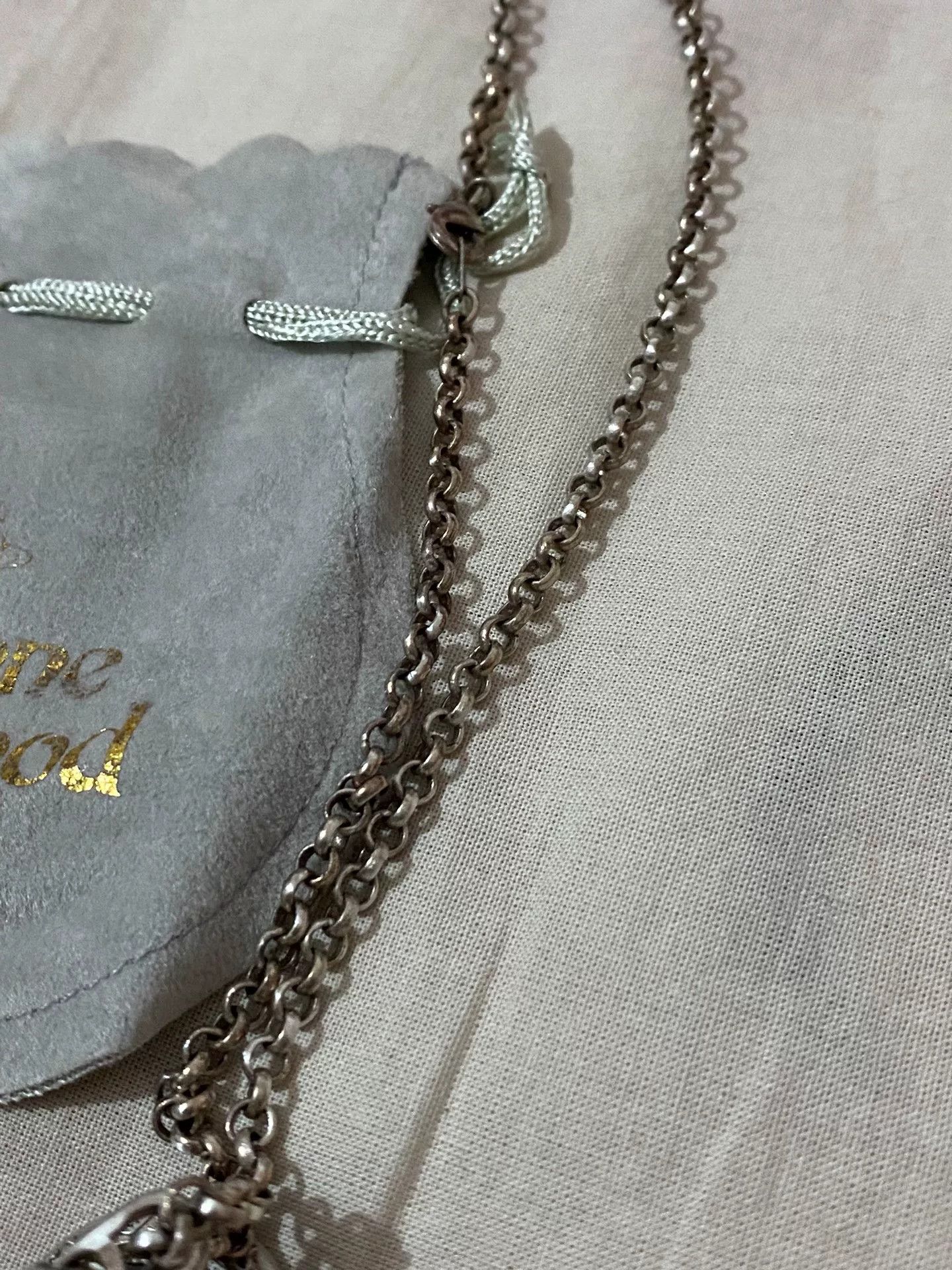 Vivienne Westwood vivienne westwood orb necklace with embossed detail Size ONE SIZE - 5 Thumbnail