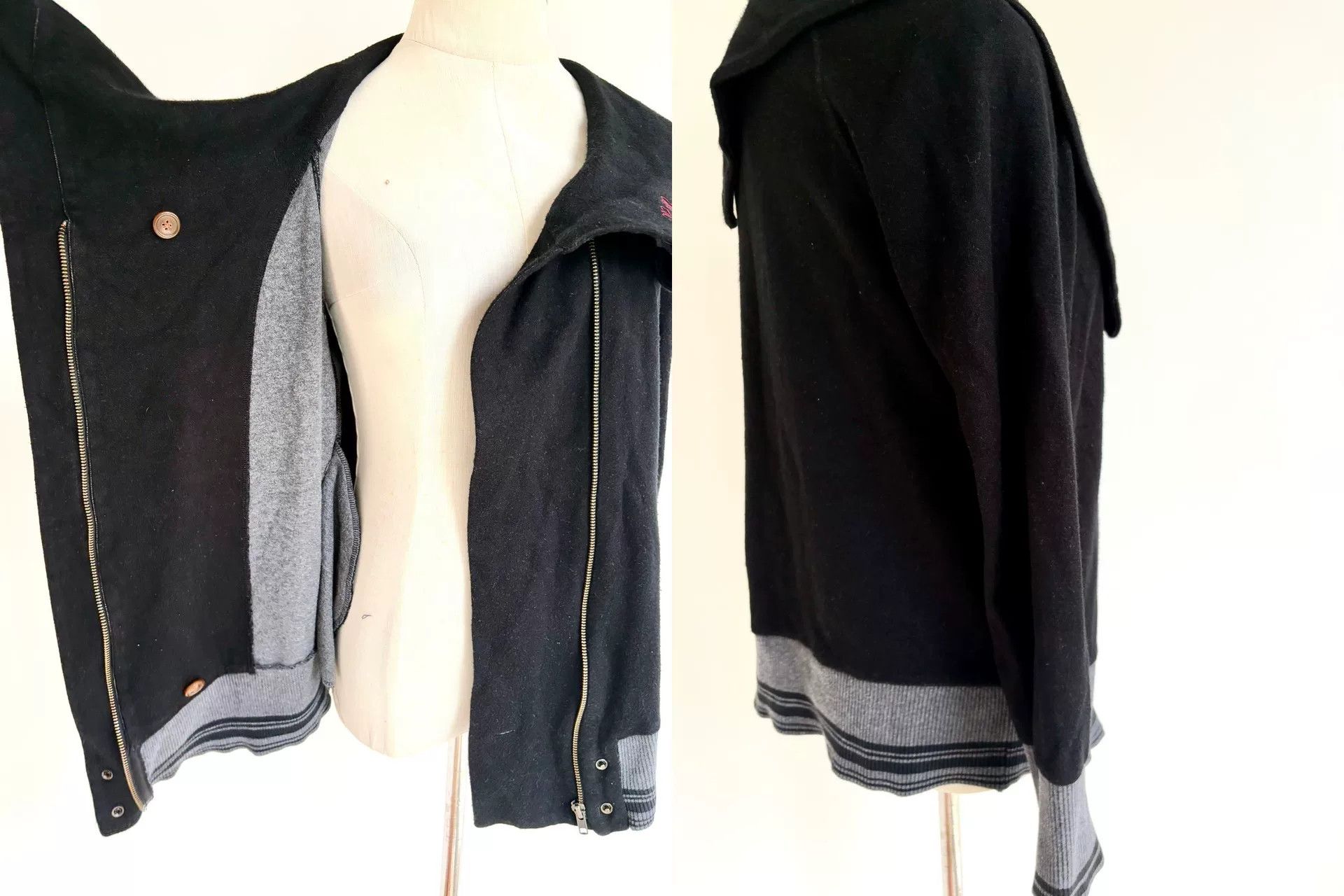 Vivienne Westwood vivienne westwood black gray sweatshirt jacket Size M / US 6-8 / IT 42-44 - 8 Thumbnail