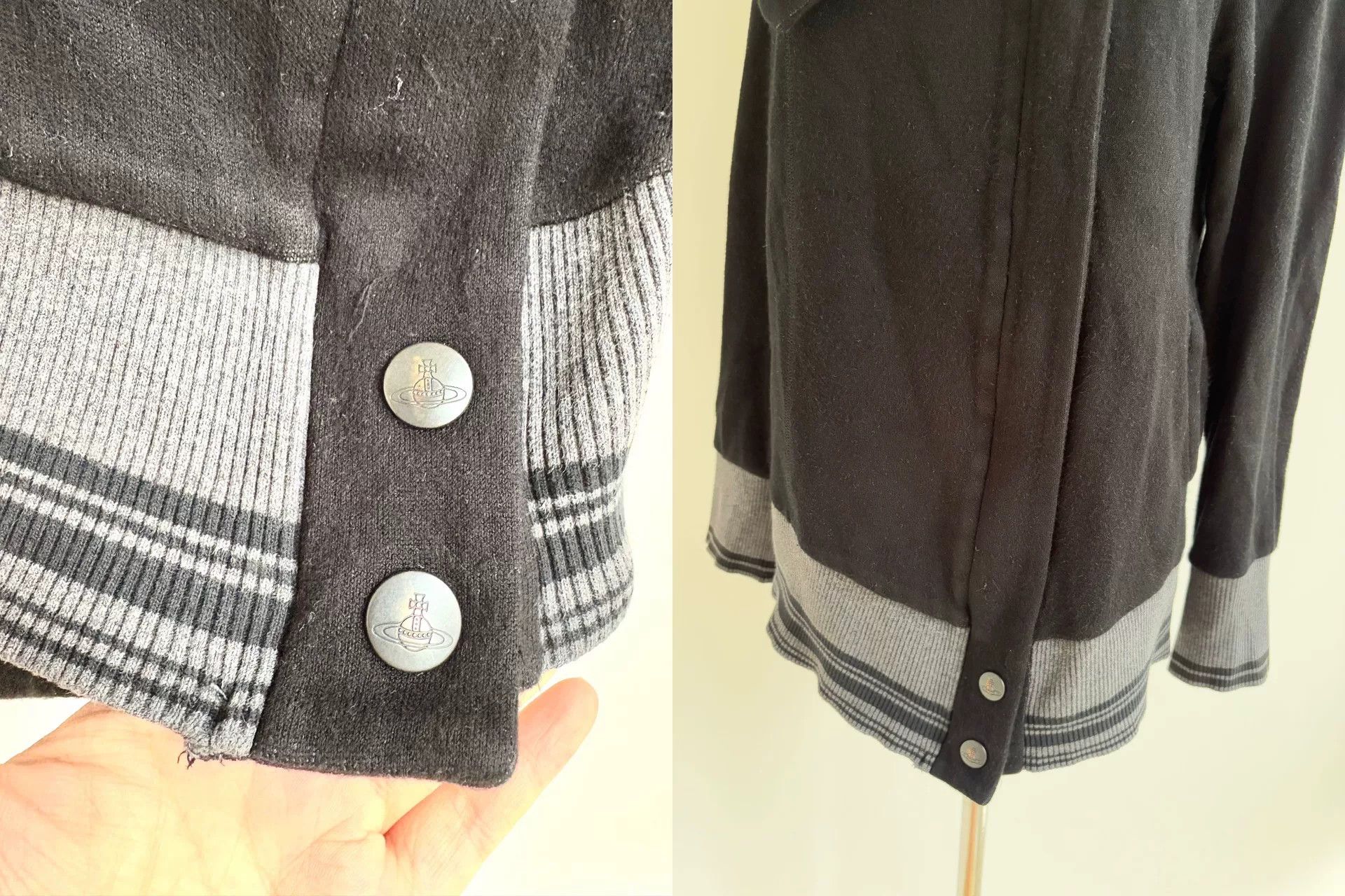Vivienne Westwood vivienne westwood black gray sweatshirt jacket Size M / US 6-8 / IT 42-44 - 9 Thumbnail