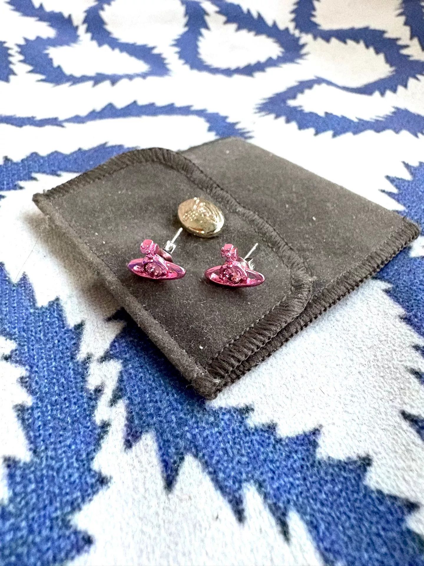 Vivienne Westwood vivienne westwood pink nano saturn earrings Size ONE SIZE - 2 Thumbnail