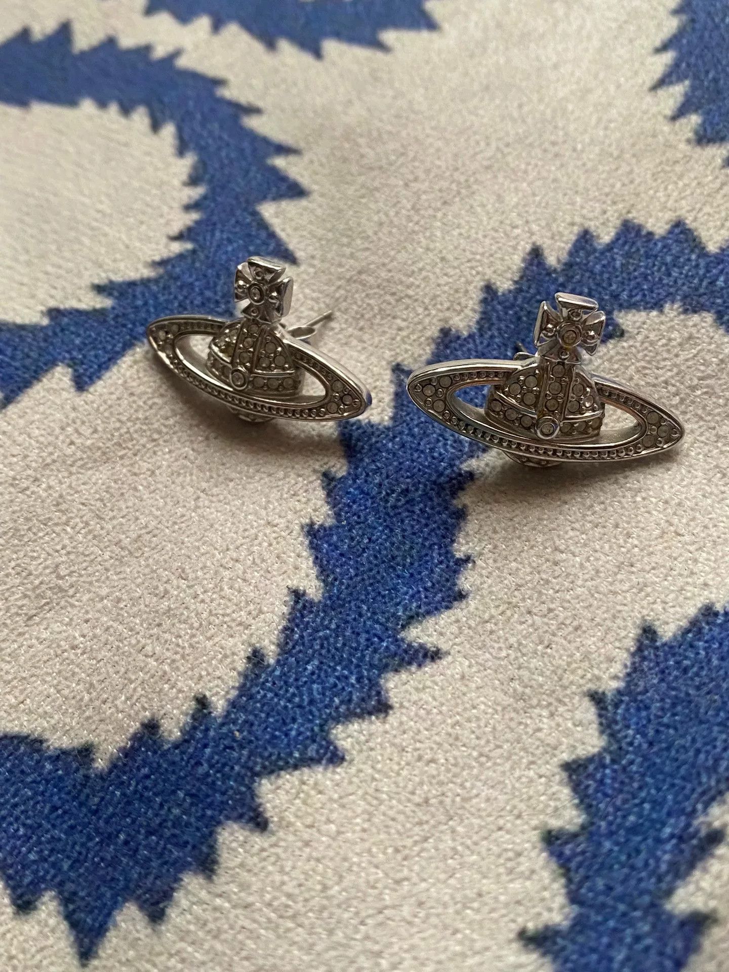 Vivienne Westwood vivienne westwood rhinestone orbit earrings Size ONE SIZE - 2 Thumbnail